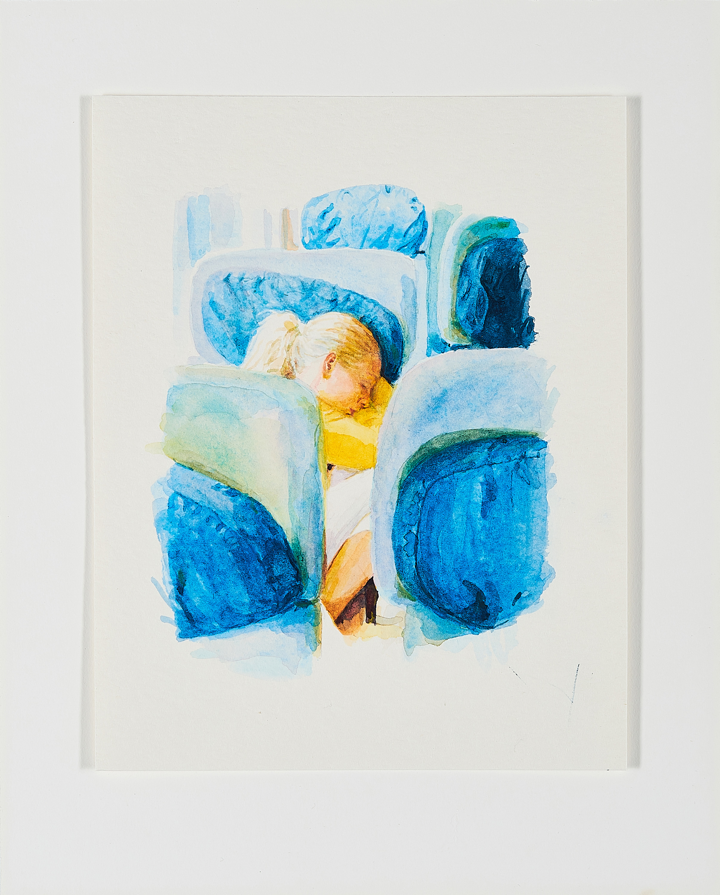 Irene Bisang - Ohne Titel Maedchen in Gelb, 300001-524, Van Ham Kunstauktionen