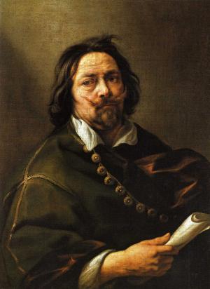 Portrait Künstler Jordaens Jacob (1593 Antwerpen  - 1678 Antwerpen),17.Jh.…