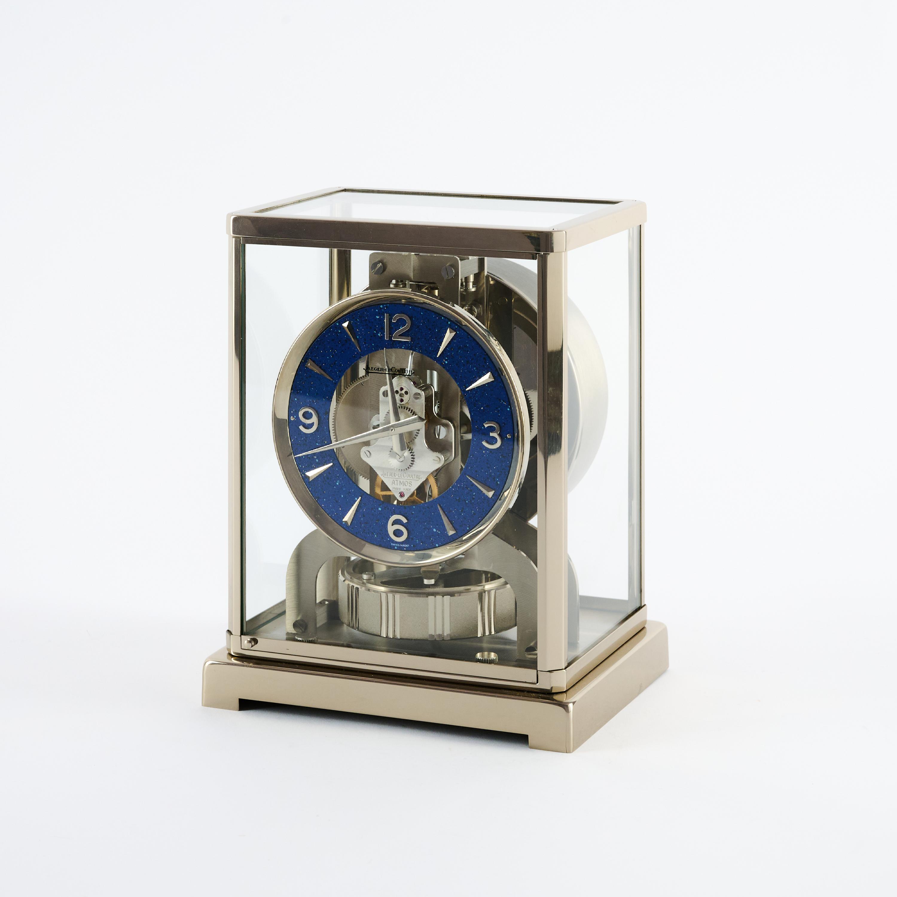 Jaeger LeCoultre - Atmos V mit Lapis Ziffernring, 80651-1, Van Ham Kunstauktionen
