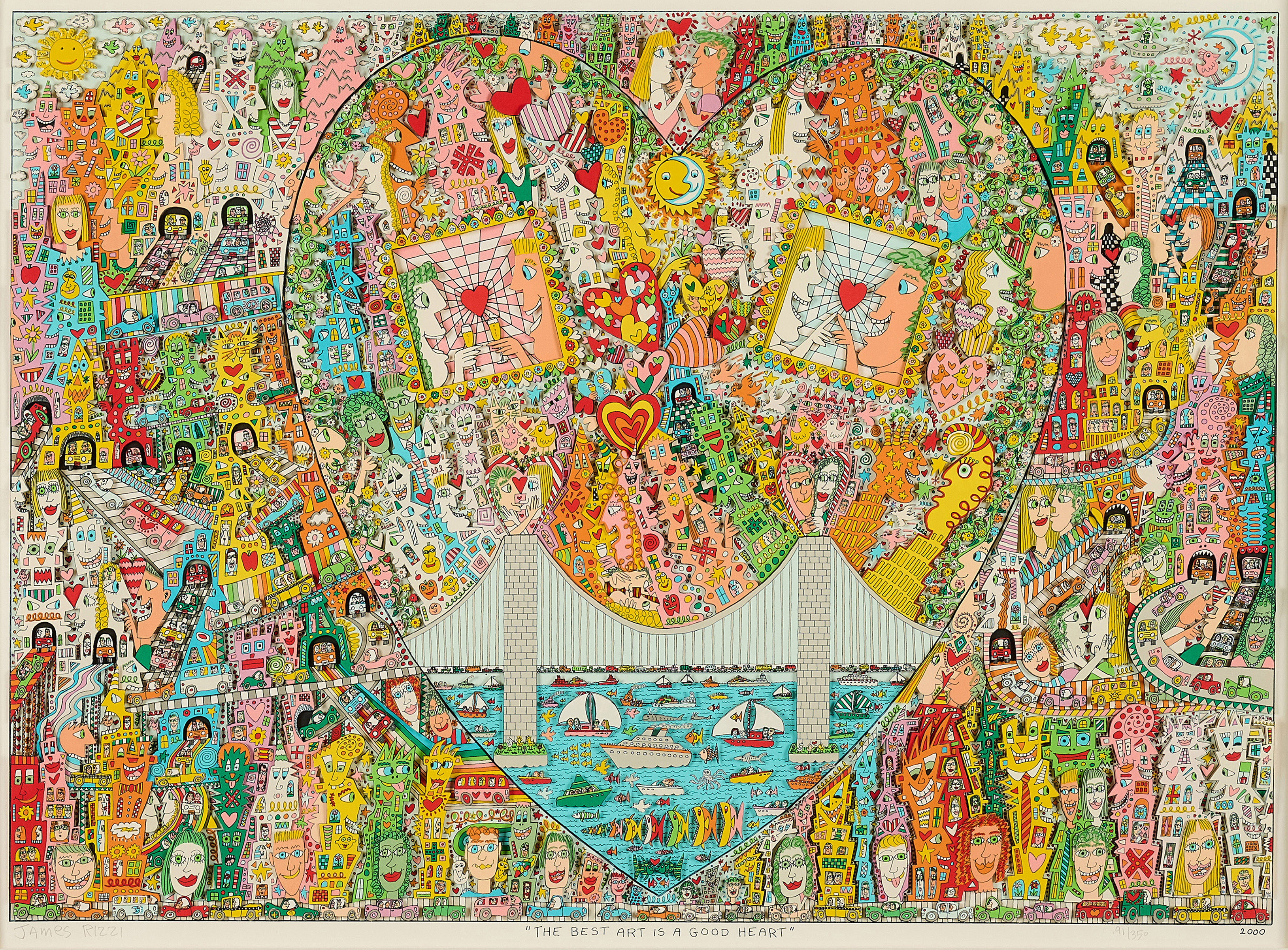 James Rizzi - The best Art is a good Heart, 81417-3, Van Ham Kunstauktionen