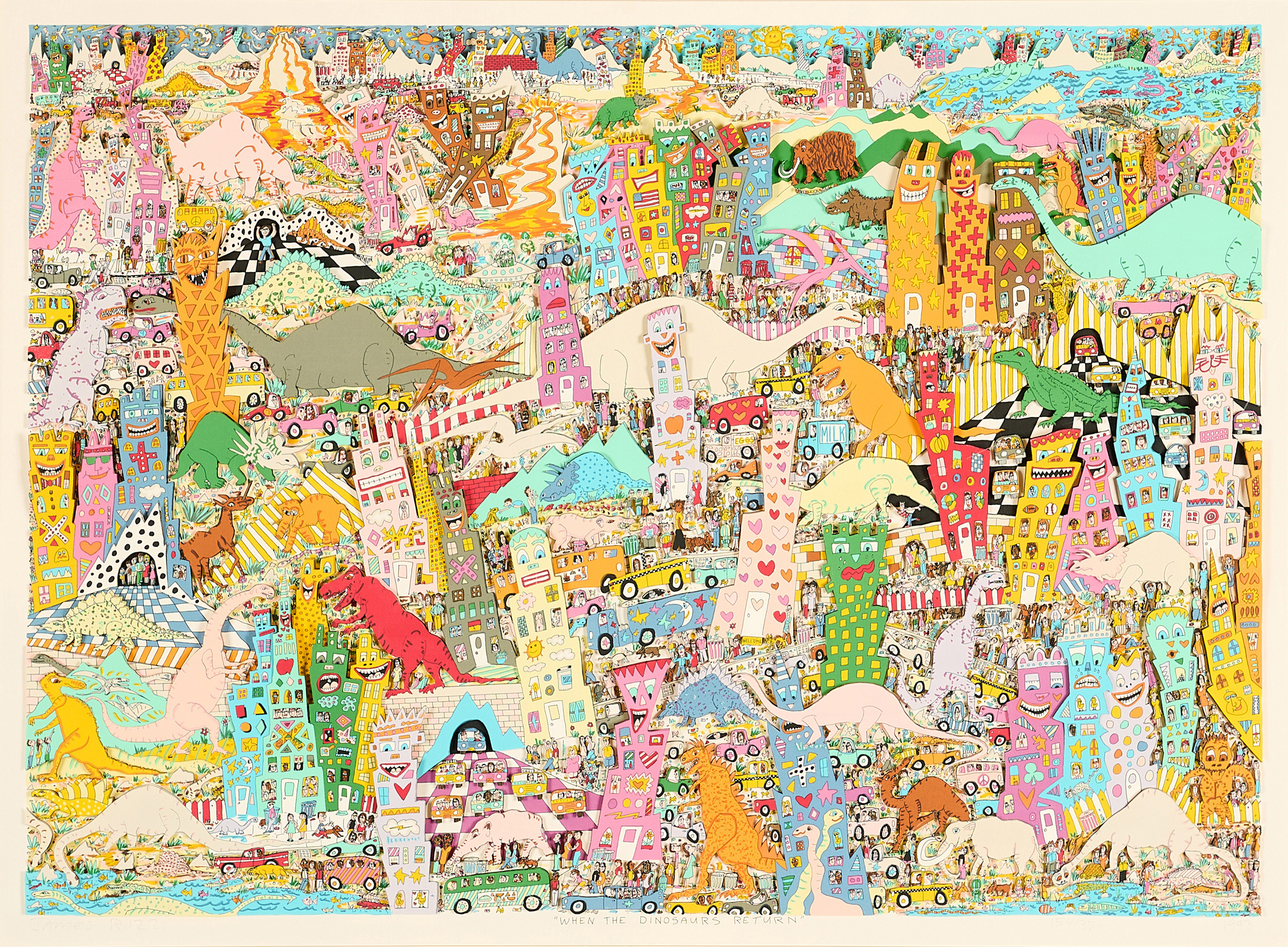 James Rizzi - When the Dinosaurs return, 81550-9, Van Ham Kunstauktionen