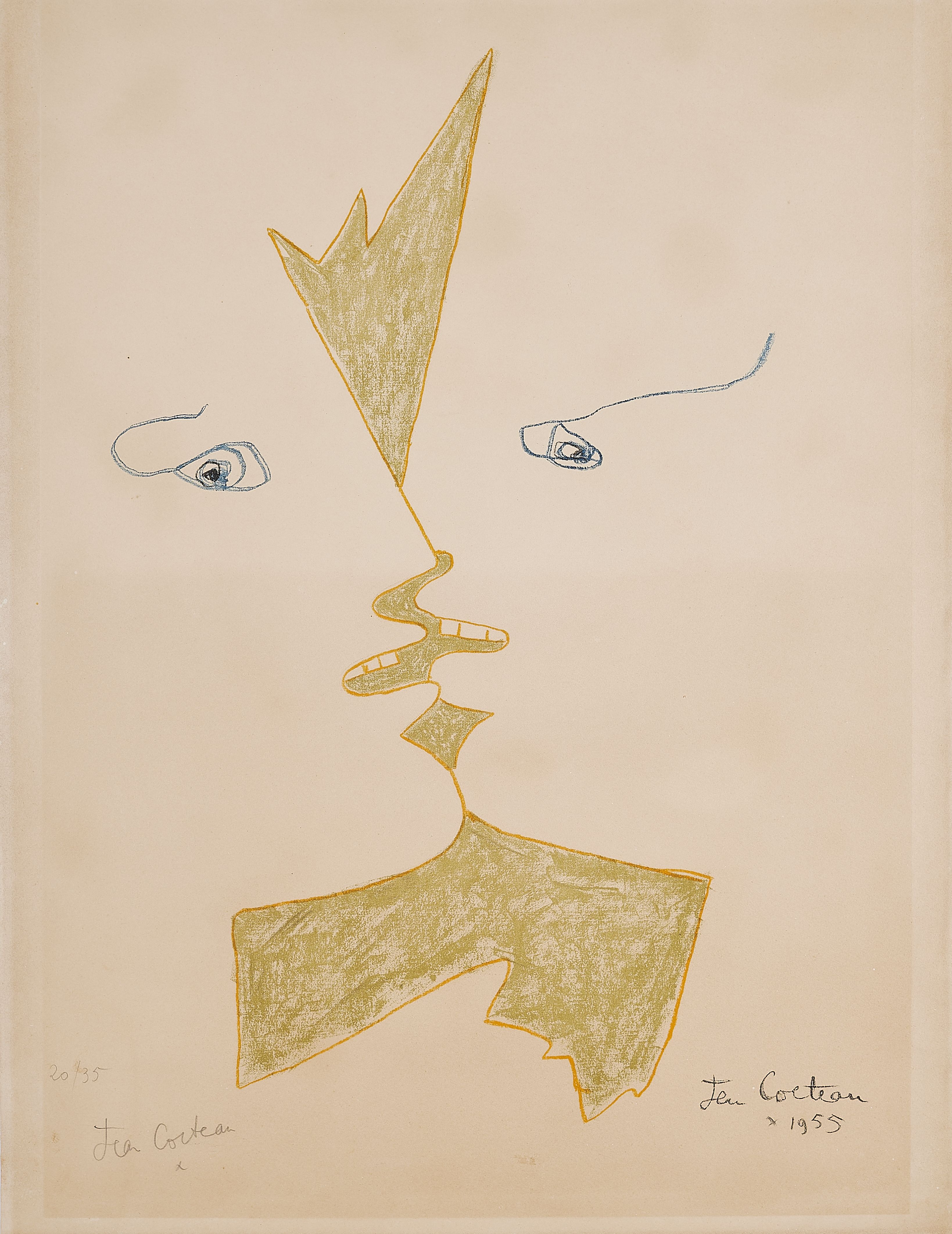 Jean Cocteau - Le Baiser, 70450-7, Van Ham Kunstauktionen