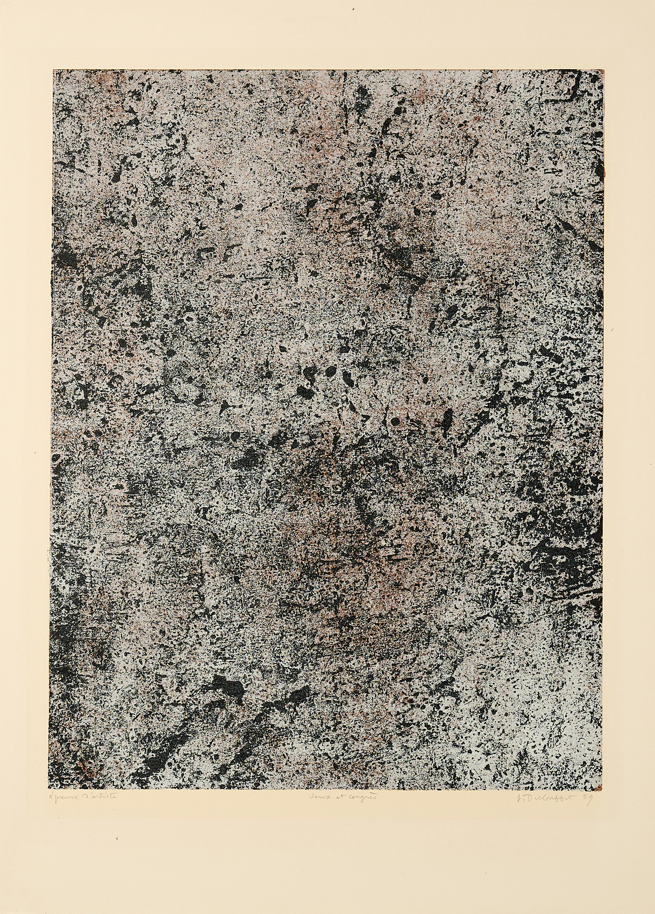 Jean Dubuffet - Jeux et congres, 60174-214, Van Ham Kunstauktionen
