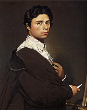 Portrait Künstler Ingres Jean Auguste Dominique (1780 Montauban  - 1867…