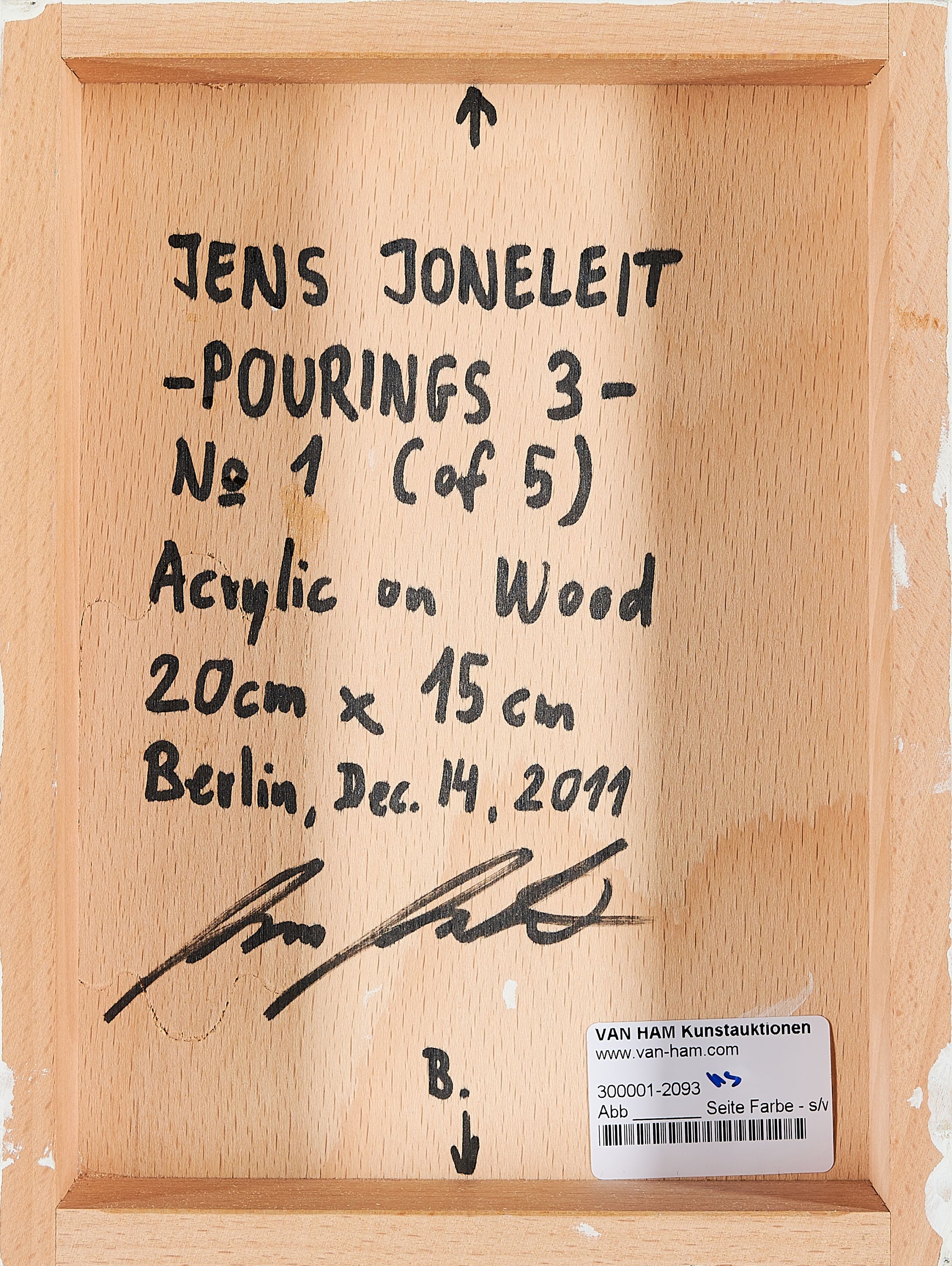 Jens Joneleit - Pourings 3 5-teiliges Werk, 300001-2093, Van Ham Kunstauktionen