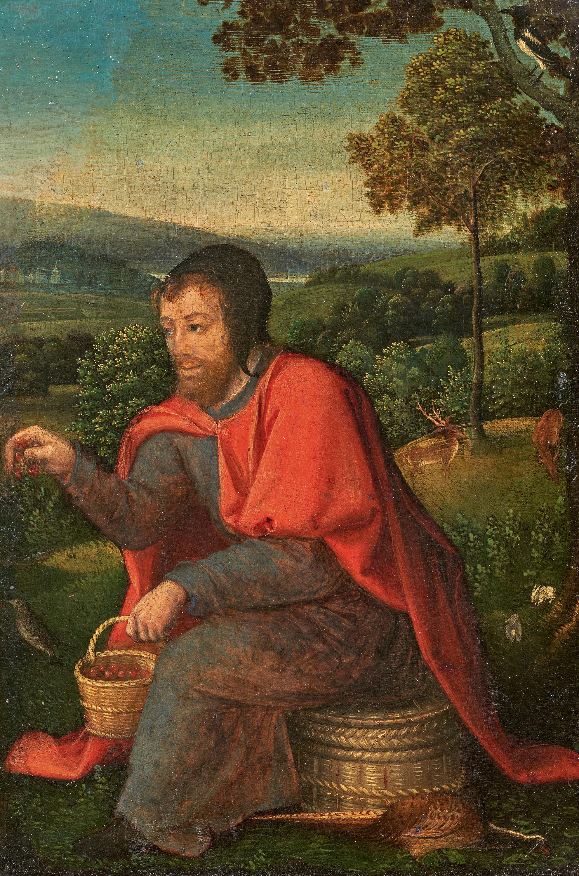 Joachim Patinir - Der Heilige Wigbert mit Tieren, 69205-2, Van Ham Kunstauktionen