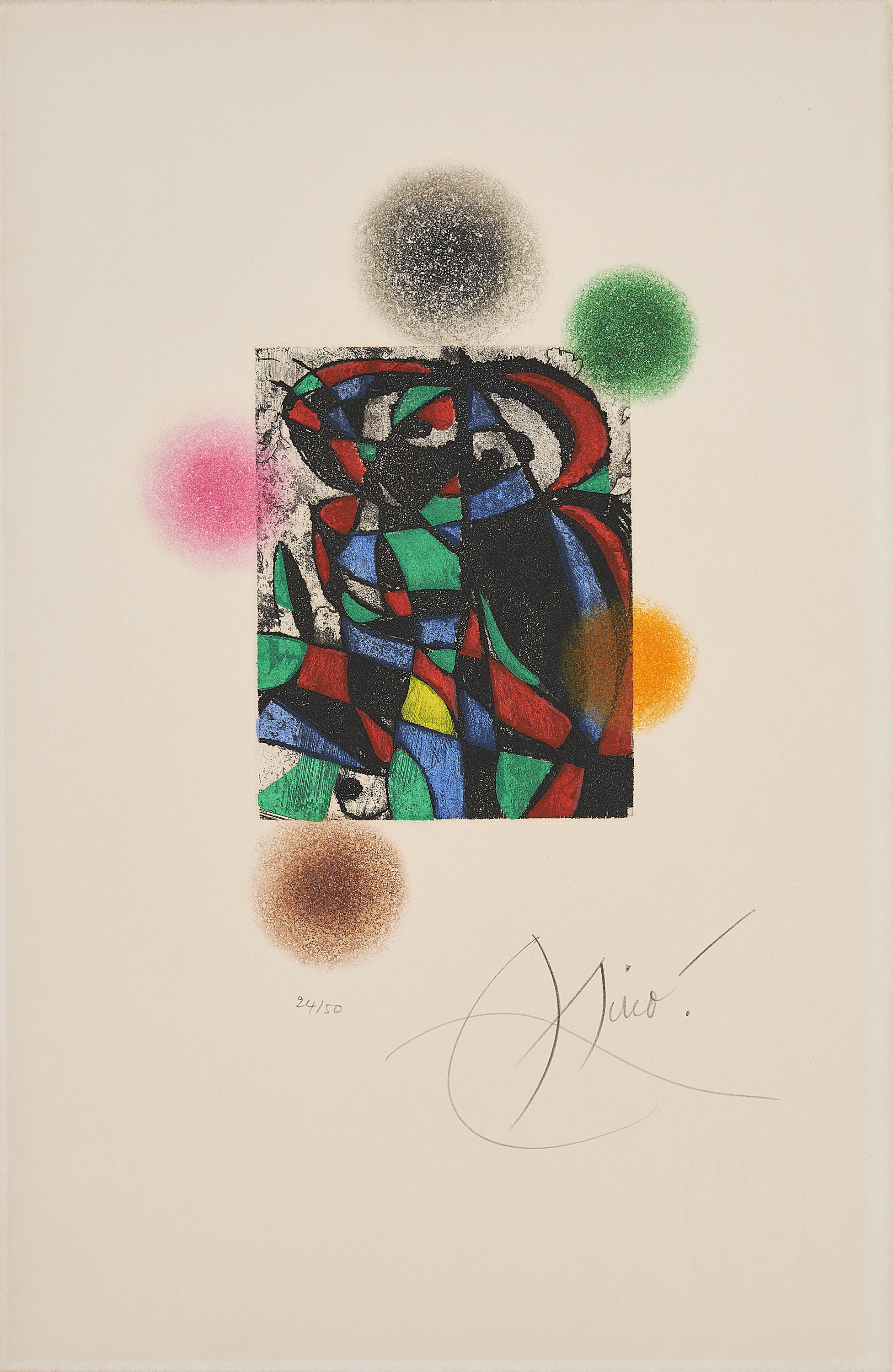 Joan Miro - Arlequin Crepusculaire, 70664-1, Van Ham Kunstauktionen