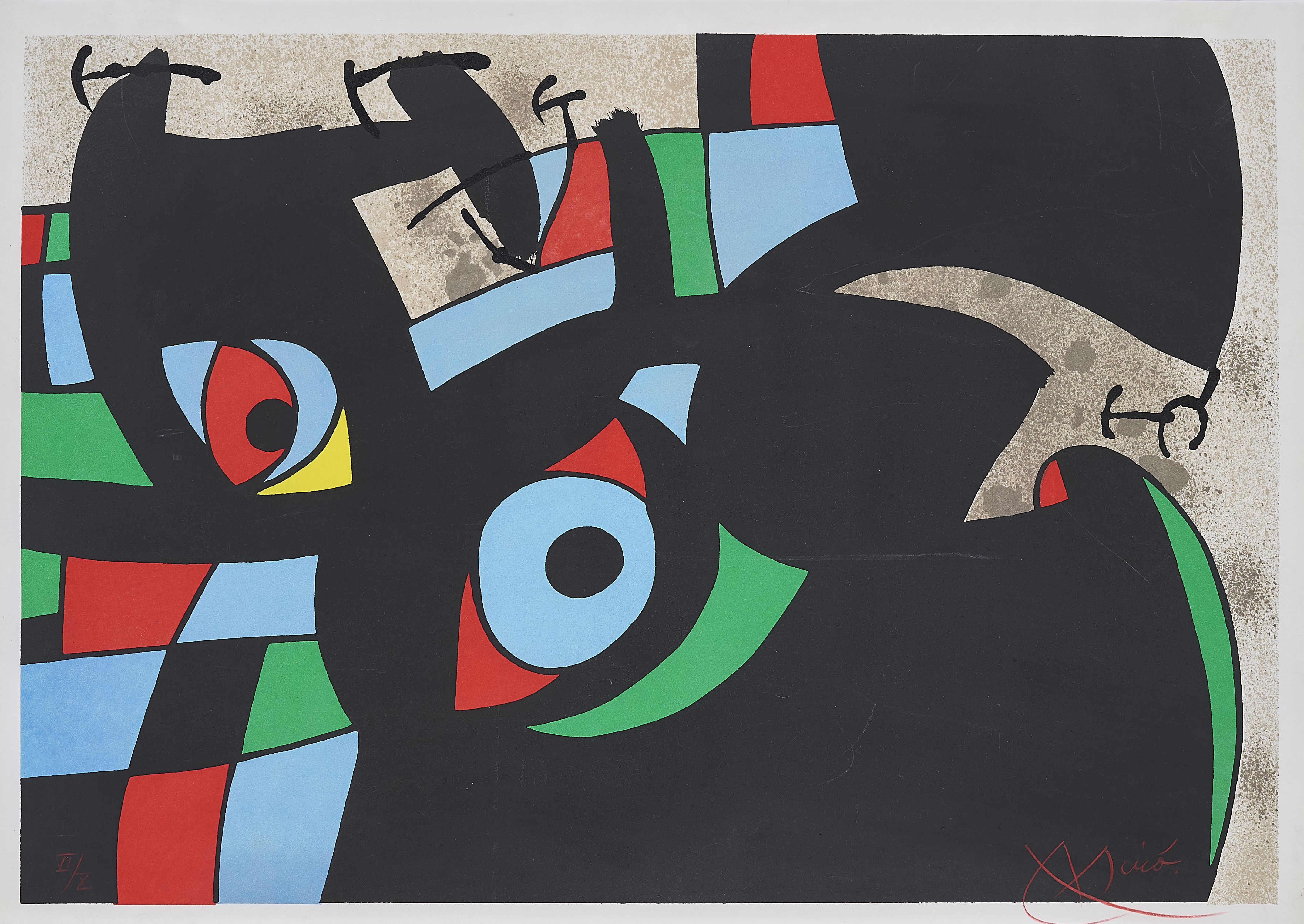 Joan Miro - Aus Le Lezard aux Plumes dOr, 70239-1, Van Ham Kunstauktionen
