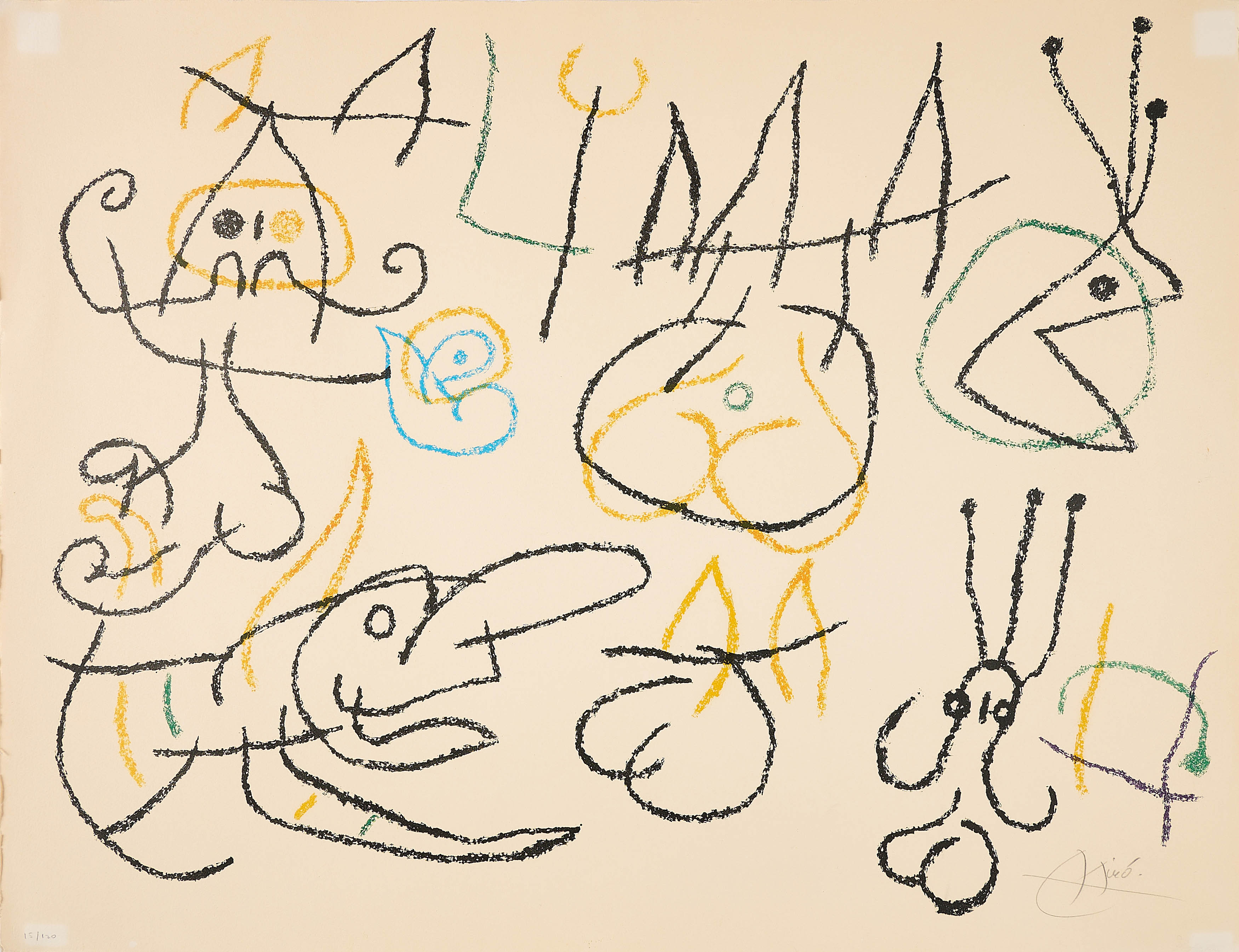 Joan Miro - Aus Ubu aux Baleares, 76587-5, Van Ham Kunstauktionen