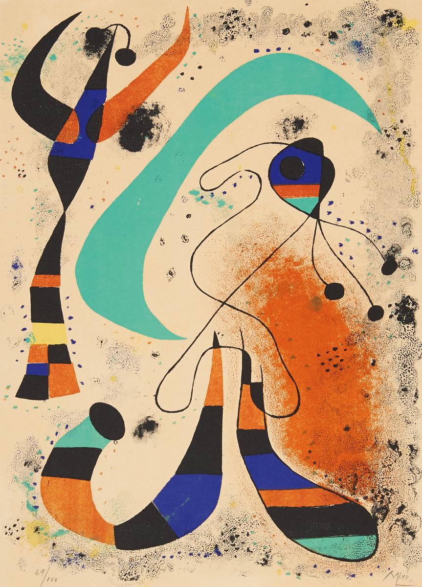 Joan Miro - Auktion 337 Los 60, 54715-2, Van Ham Kunstauktionen
