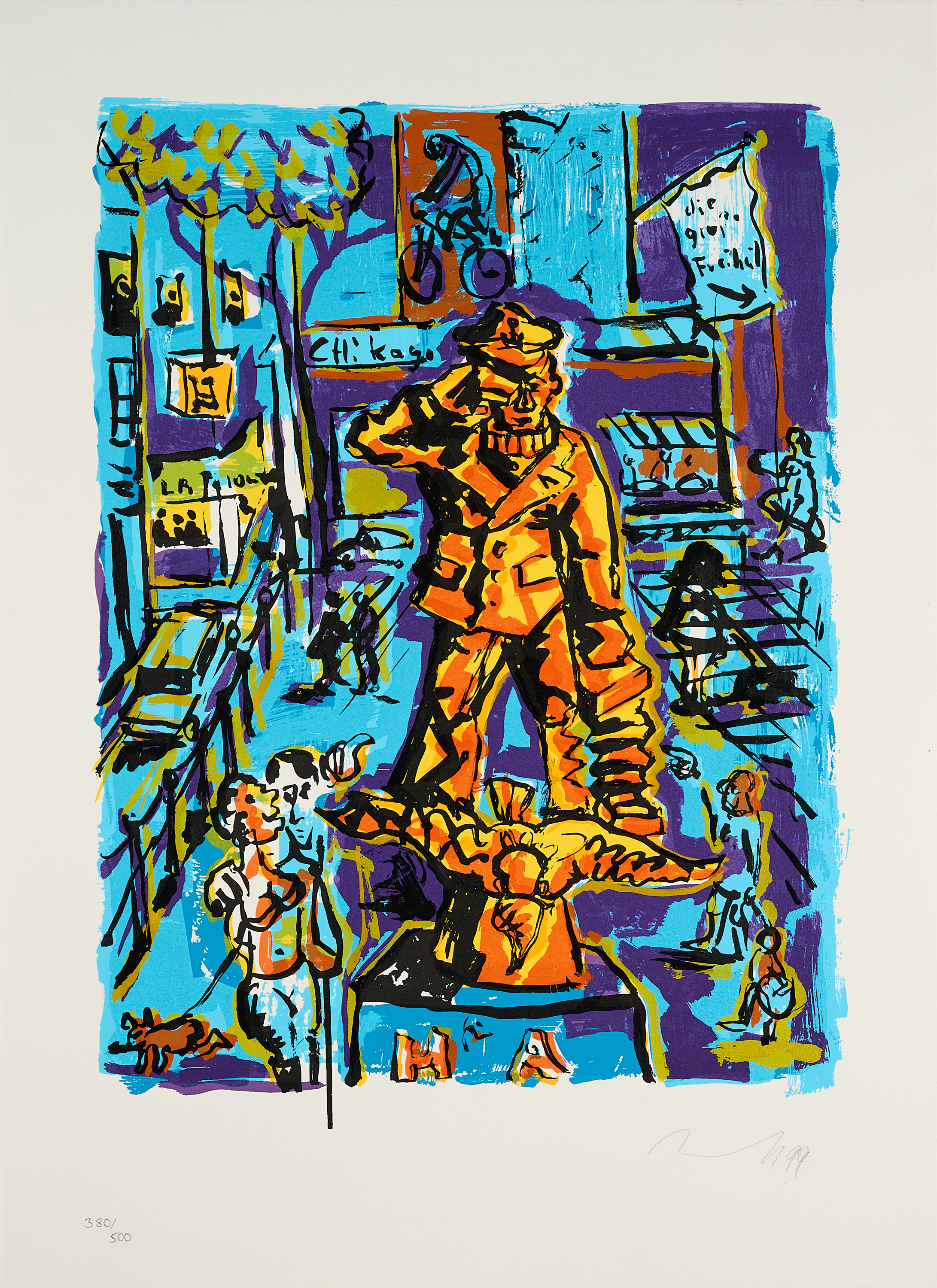 Joerg Immendorff - Hans Albers, 81629-6, Van Ham Kunstauktionen