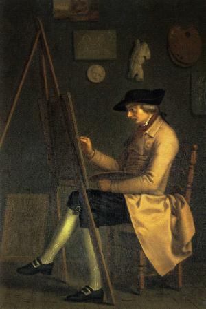 Portrait Künstler Tischbein Johann Friedrich August (1750 Maastricht  - 1812…