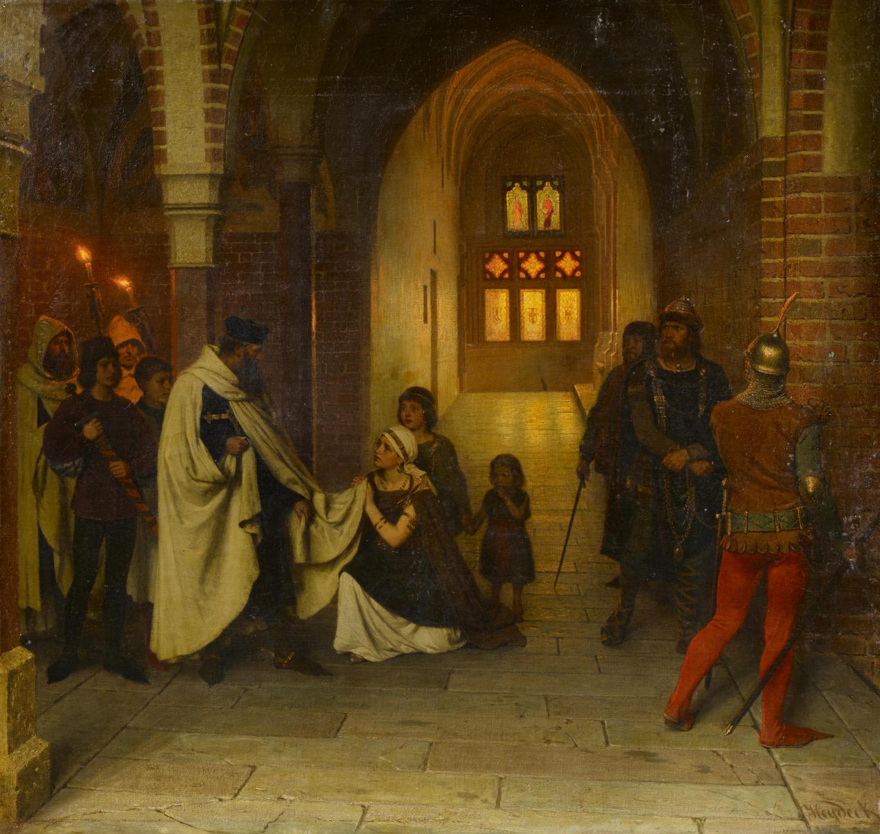 Johannes Heydeck - Historisierende Szene in der Marienburg, 64341-1, Van Ham Kunstauktionen