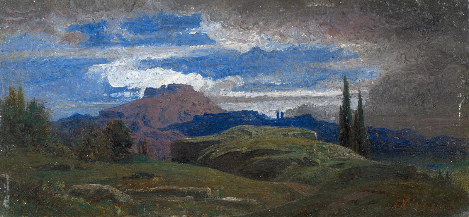 Johannes Niessen - Landschaft in Campanien, 58446-1, Van Ham Kunstauktionen