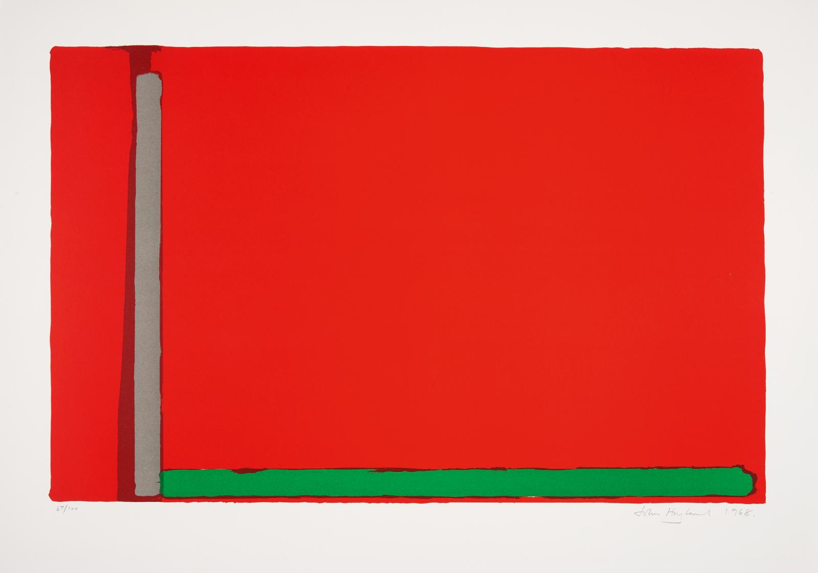 John Hoyland - Large swiss red, 57604-3, Van Ham Kunstauktionen
