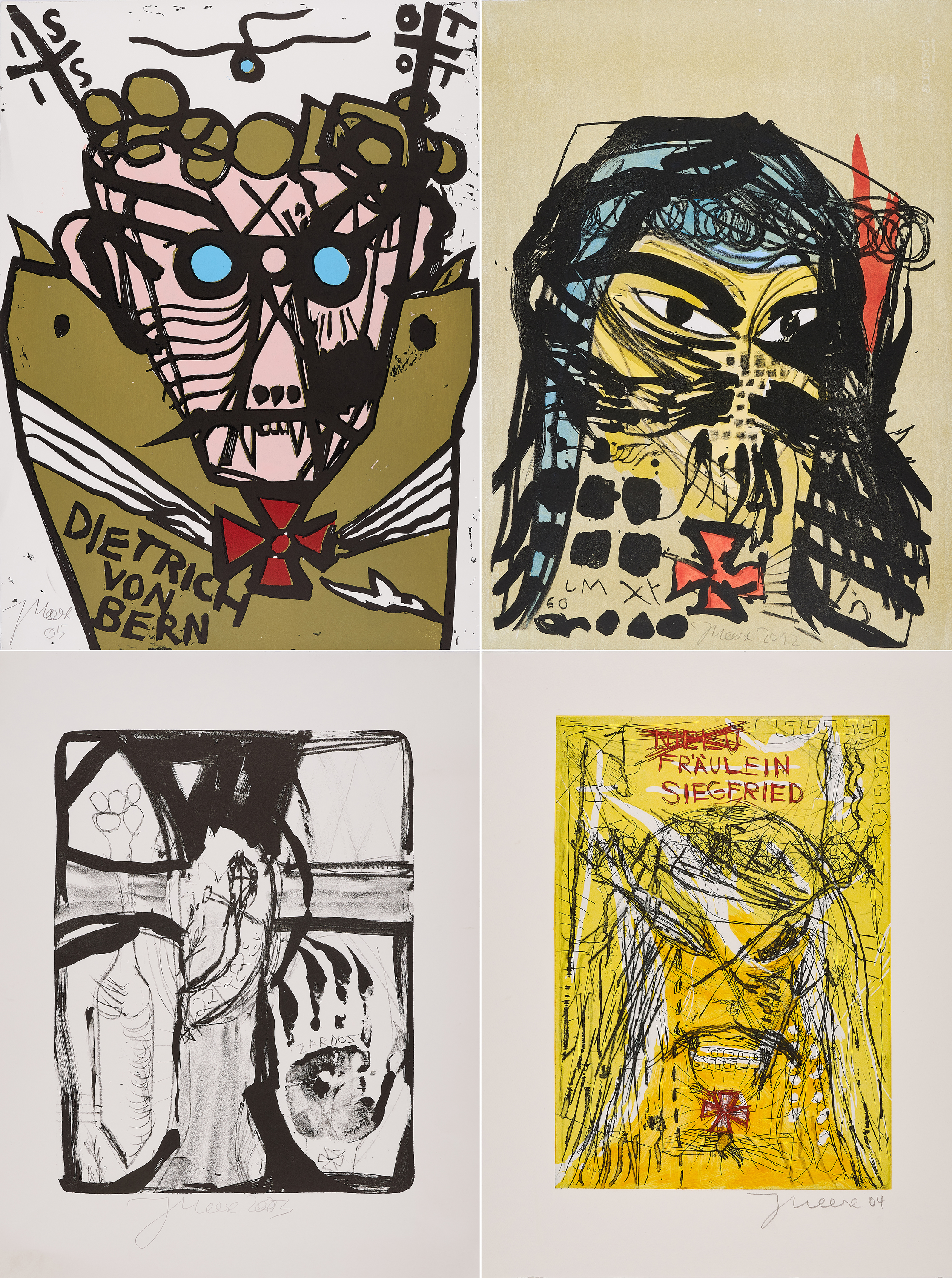 Jonathan Meese - Konvolut von 4 Druckgrafiken, 75280-235, Van Ham Kunstauktionen