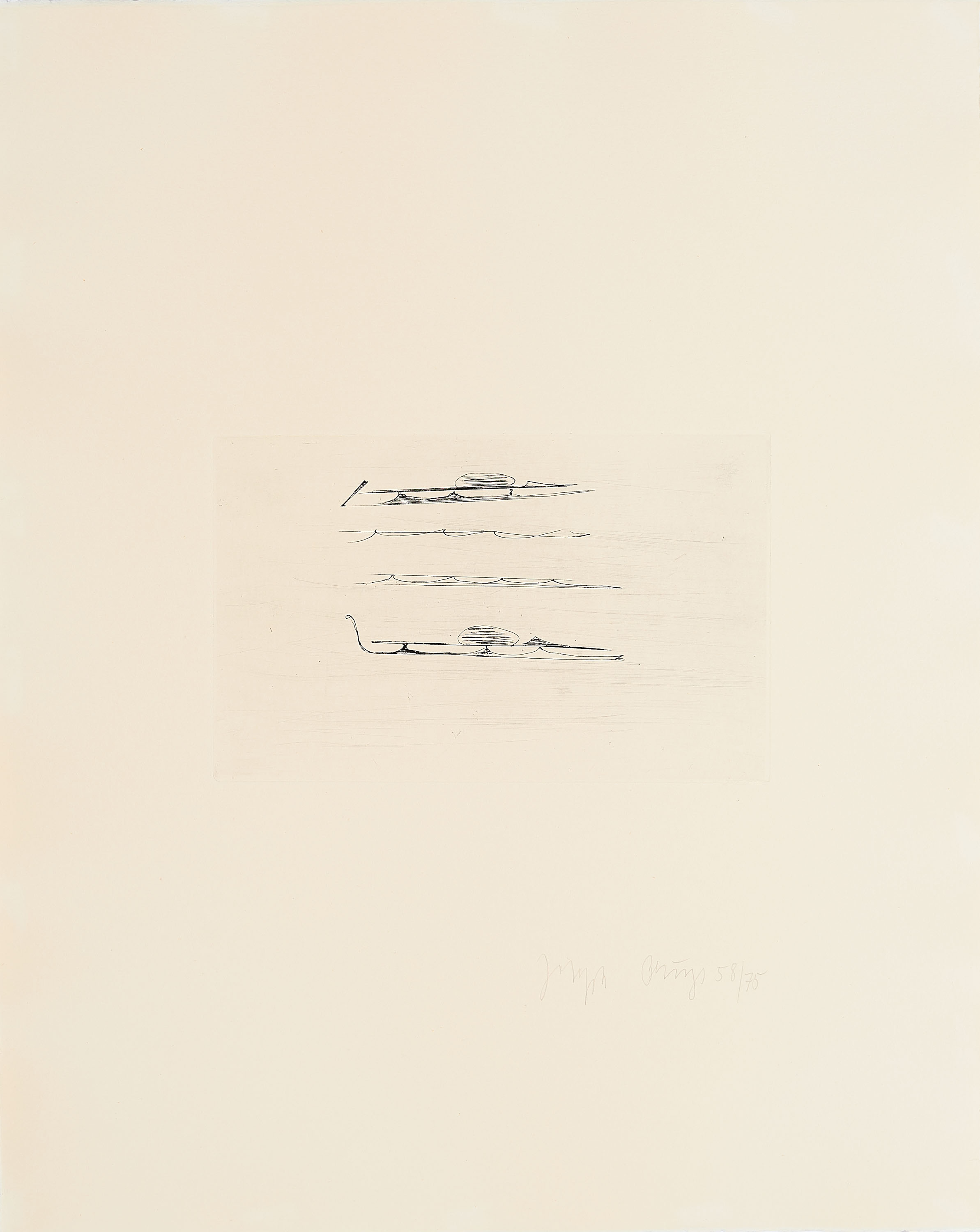 Joseph Beuys - Urschlitten I Suite Zirkulationszeit, 73399-2, Van Ham Kunstauktionen