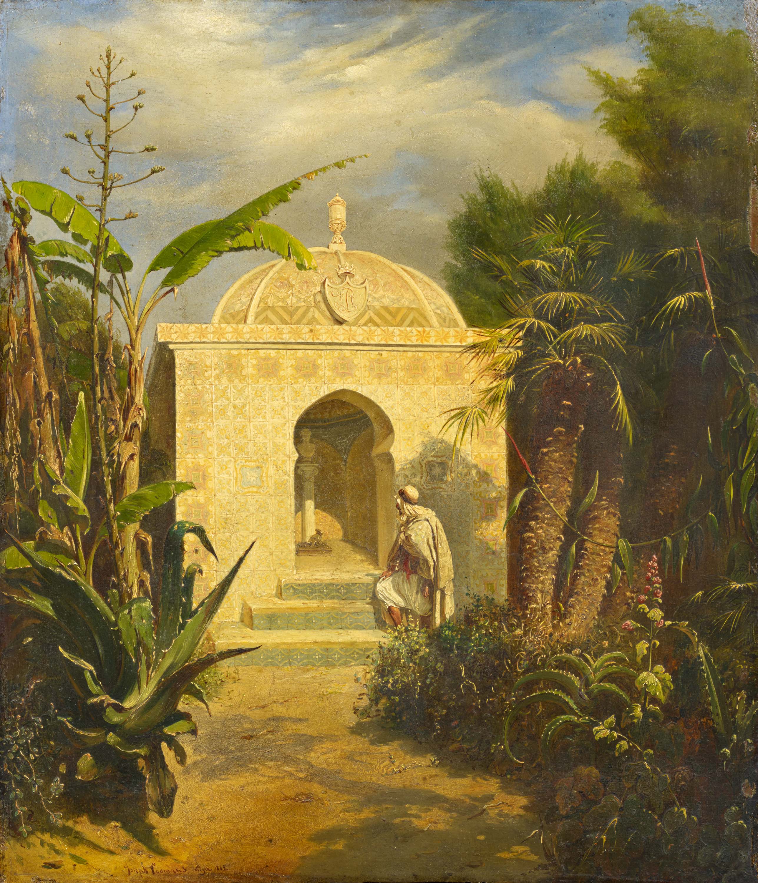 Joseph Coomans - Vor dem Mausoleum, 73536-1, Van Ham Kunstauktionen