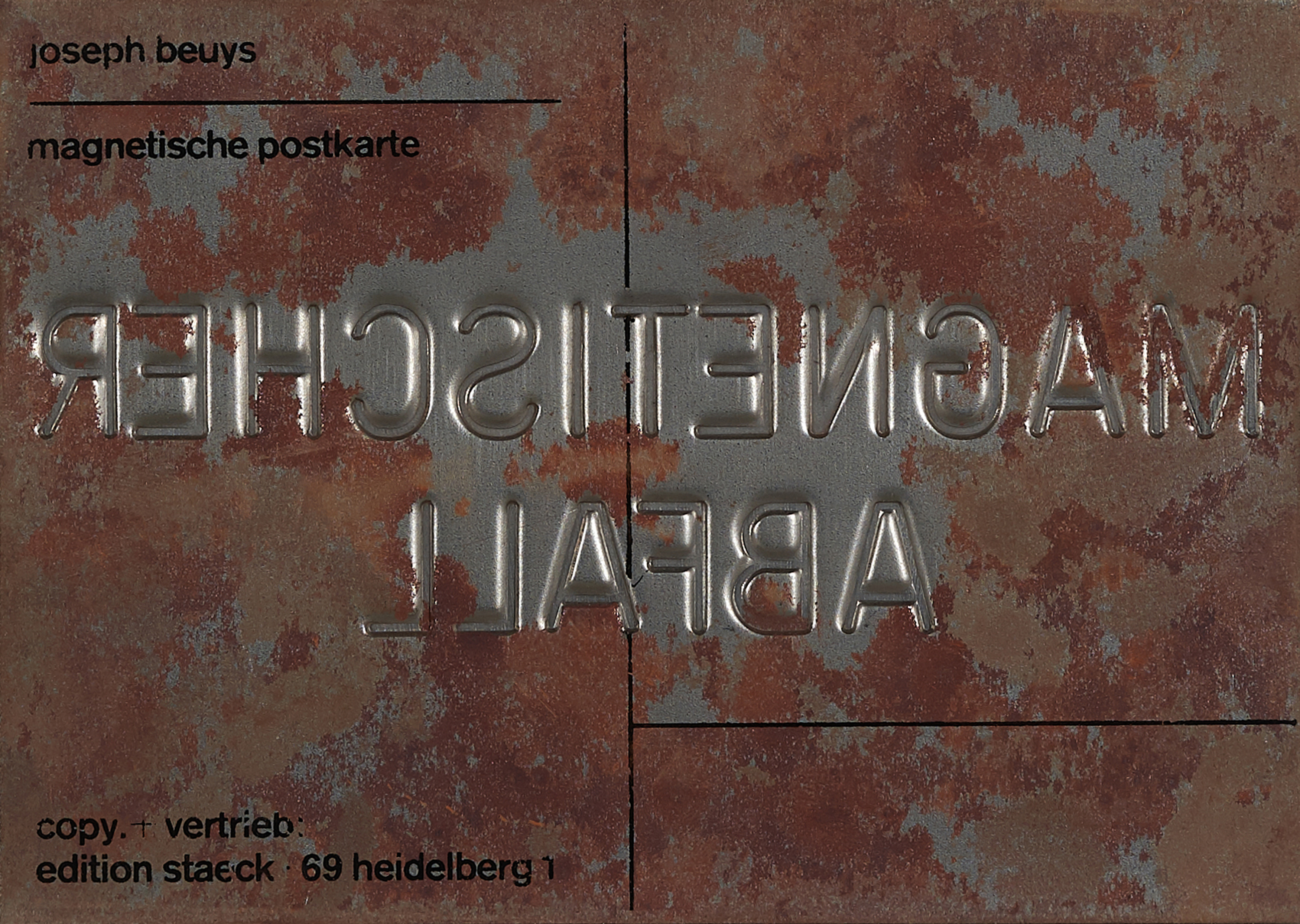 Joseph Beuys: Magnetischer Abfall – Objekt kaufen – Edition Staeck