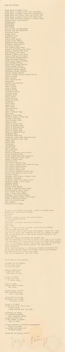 Joseph Beuys - Food for Thought, 56568-1, Van Ham Kunstauktionen
