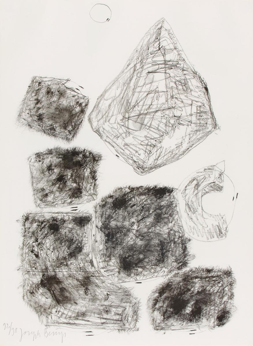 Joseph Beuys - Spur II 4 Blaetter aus einer Mappe mit 9 Arbeiten, 56801-4034, Van Ham Kunstauktionen