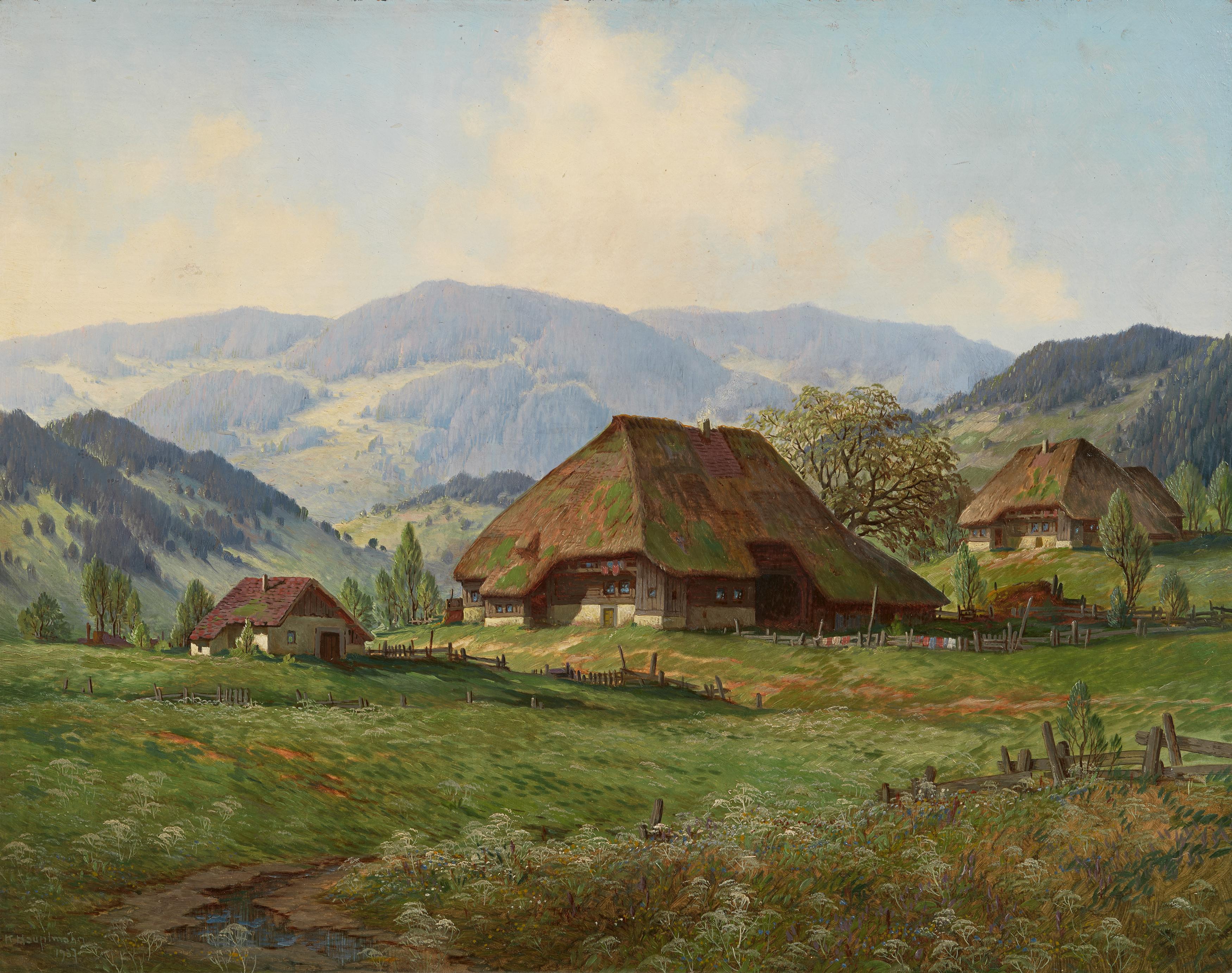 Karl Hauptmann - Sommer im Schwarzwald bei Wiesental, 81464-1, Van Ham Kunstauktionen