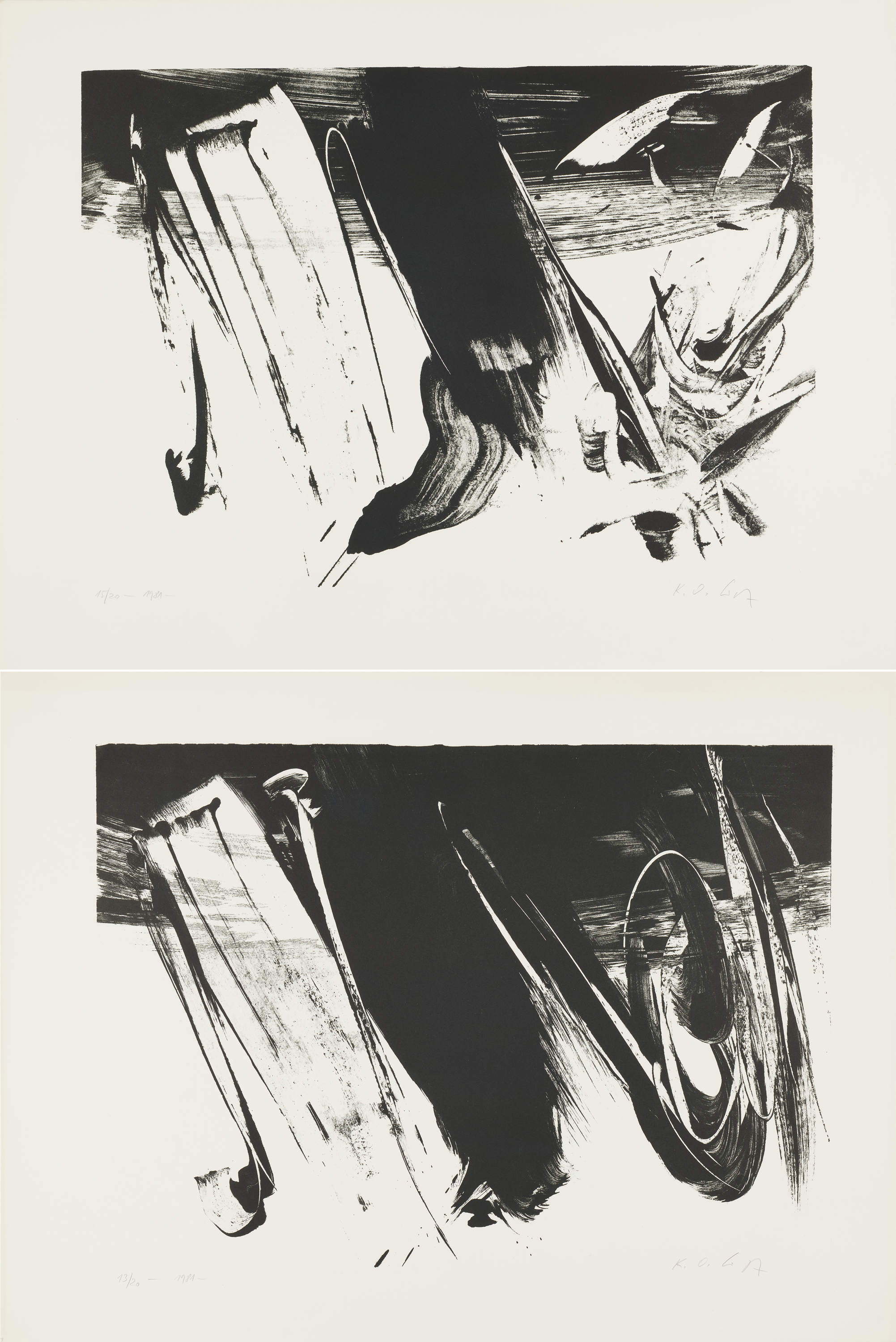Karl Otto Goetz - Konvolut von 2 Druckgrafiken, 70328-15, Van Ham Kunstauktionen
