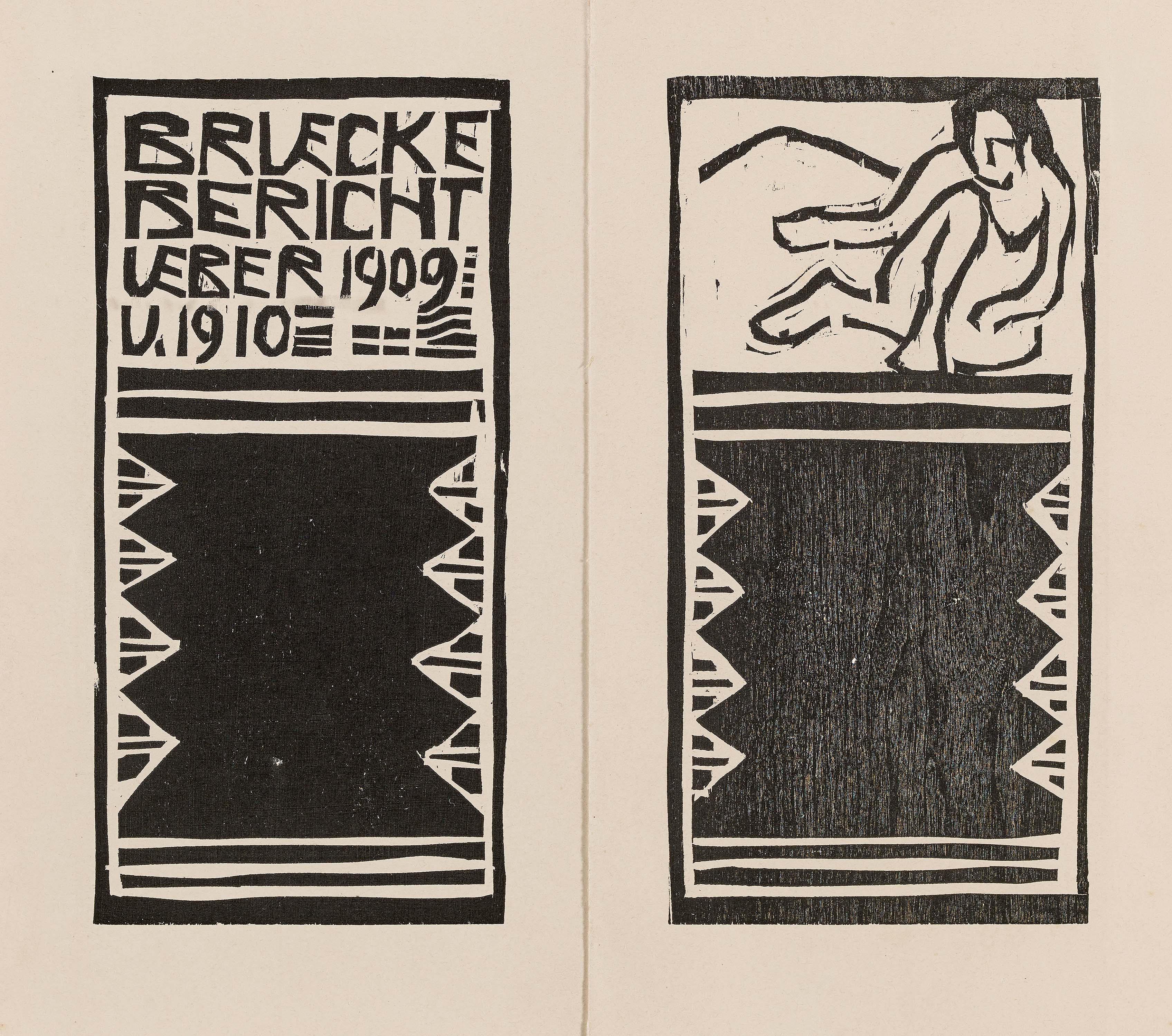 Karl Schmidt-Rottluff - Bruecke Bericht ueber 1909 u 1910, 68002-15, Van Ham Kunstauktionen