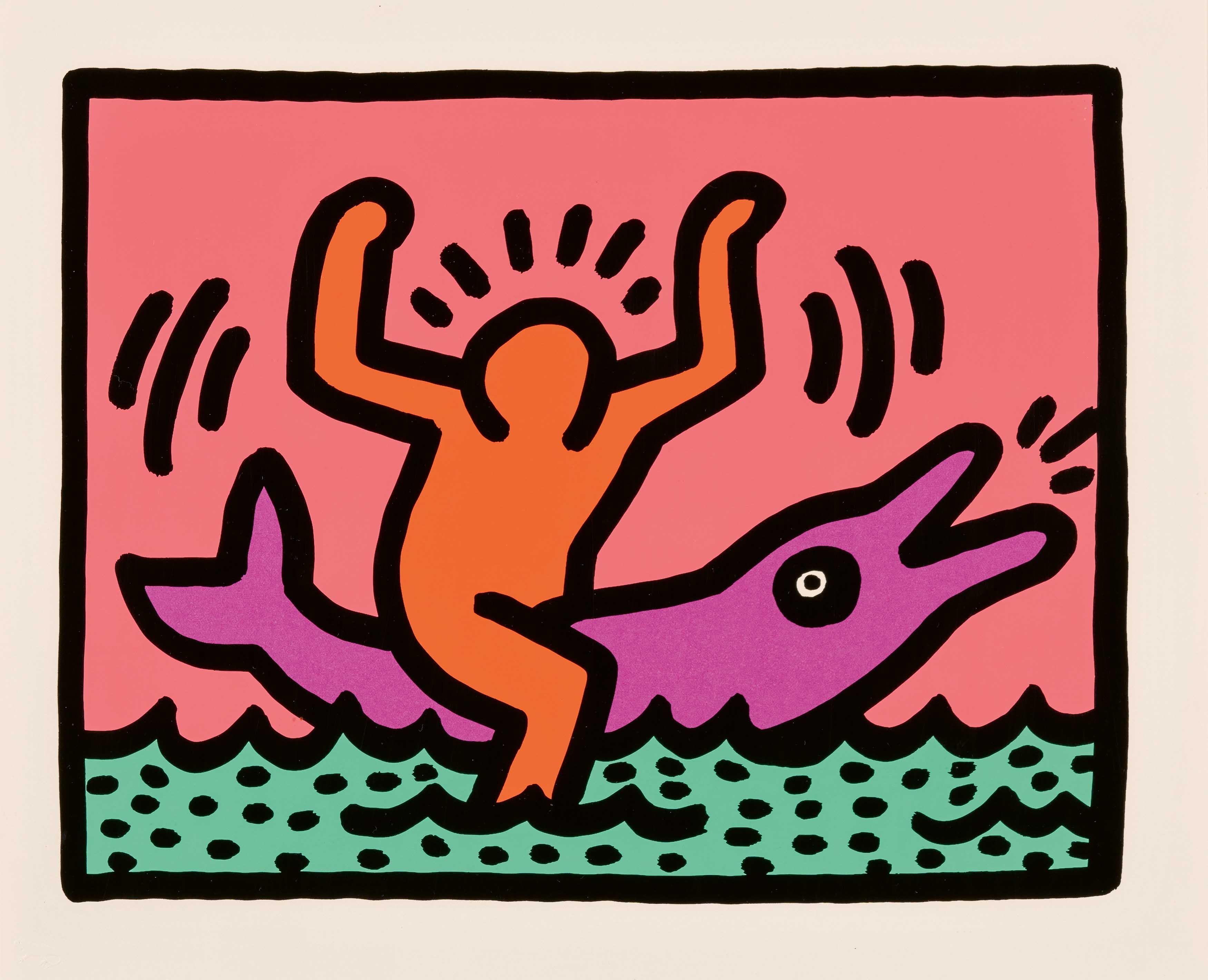 Keith Haring - Ohne Titel Aus Pop Shop V, 76408-1, Van Ham Kunstauktionen