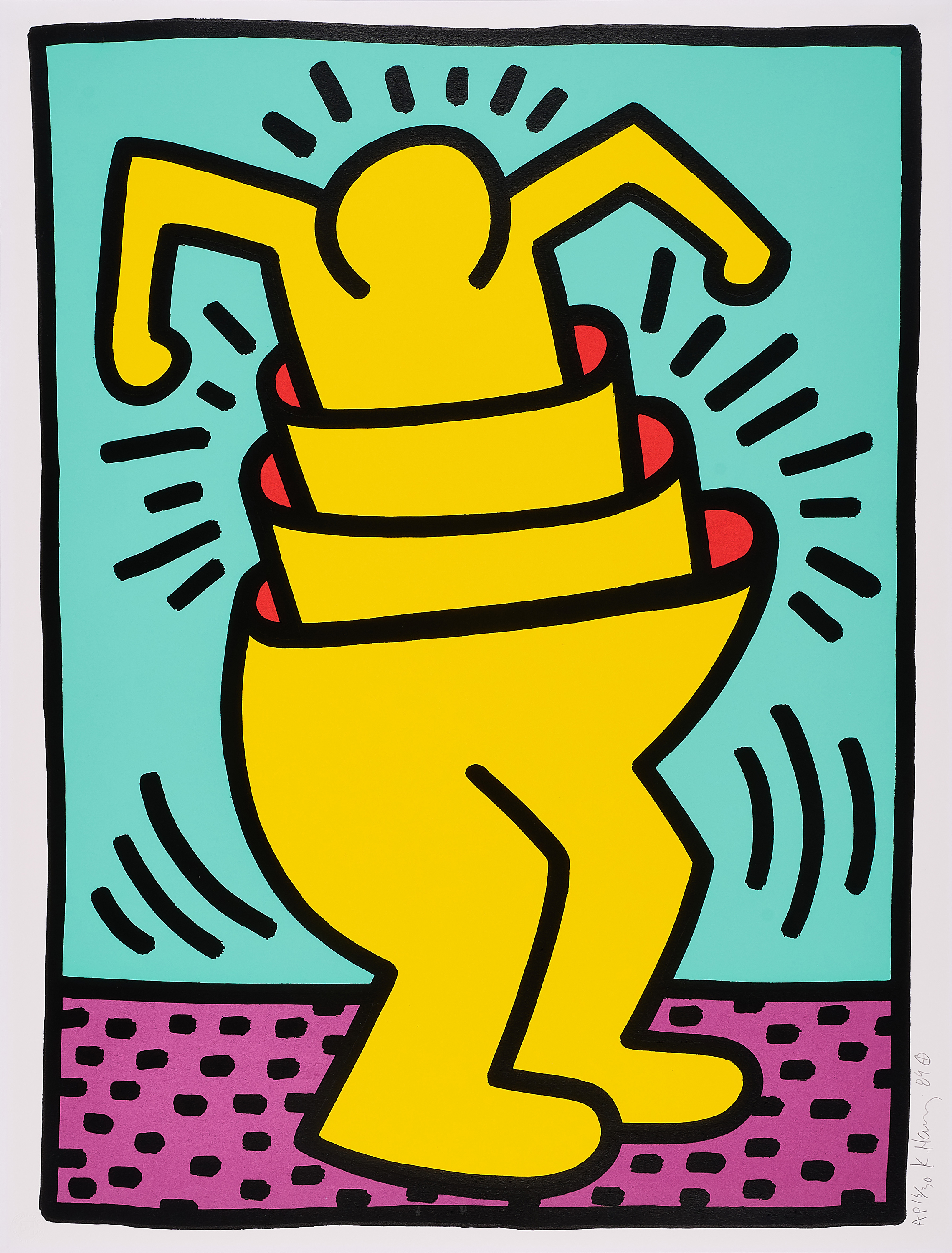 Keith Haring - Ohne Titel Cupman, 75848-1, Van Ham Kunstauktionen