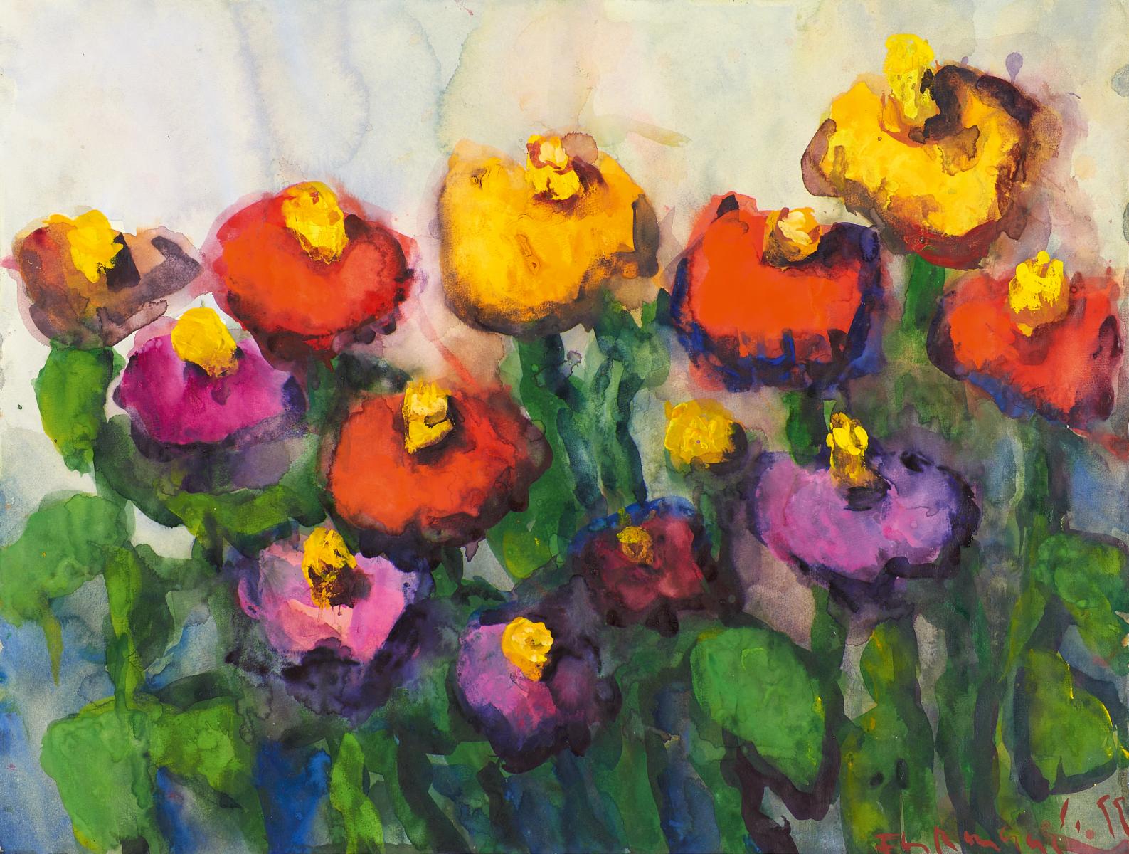 Klaus Fussmann - Zinnien, 60450-5, Van Ham Kunstauktionen