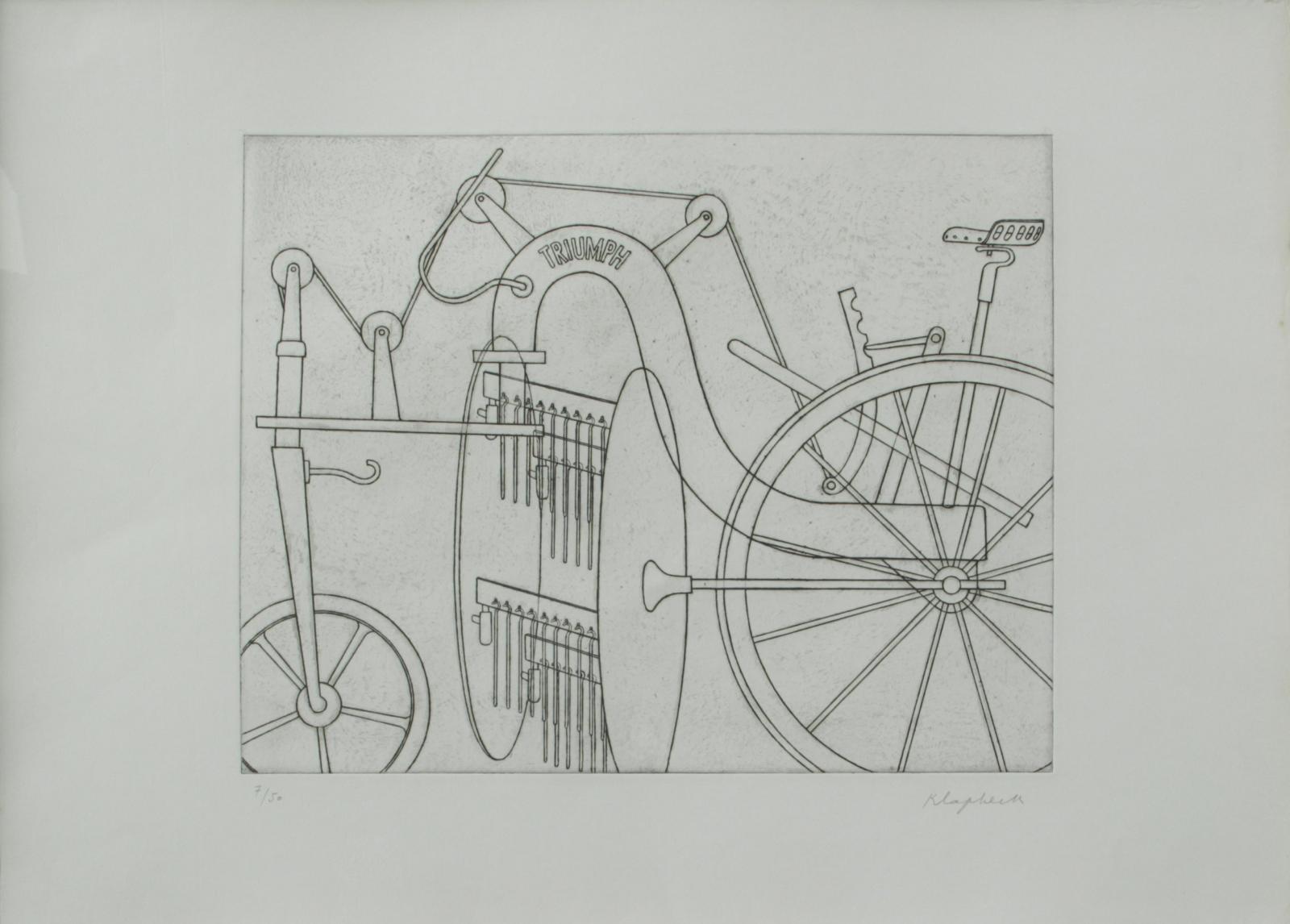 Konrad Klapheck - Ohne Titel TriumphHeuwender, 56800-10657, Van Ham Kunstauktionen