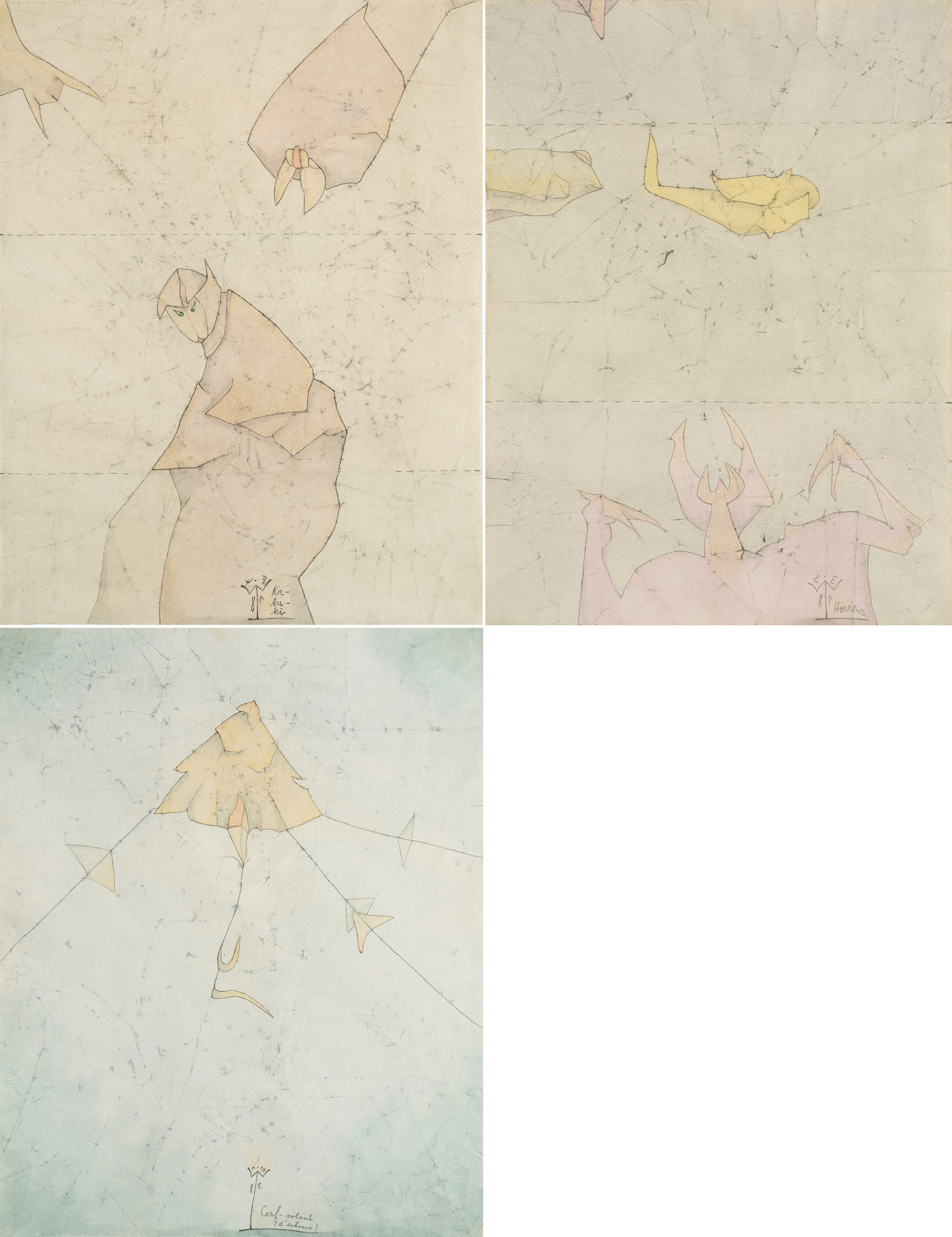 Ladislav Novak - Konvolut von 3 Papierarbeiten, 80374-778, Van Ham Kunstauktionen