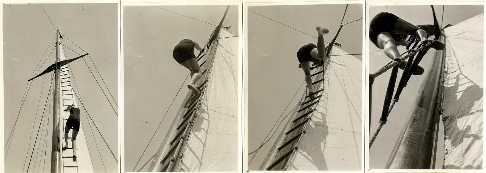 Laszlo Moholy-Nagy - Hilde Horn waehrend eines Bauhaus-Ausfluges, 50131-14, Van Ham Kunstauktionen