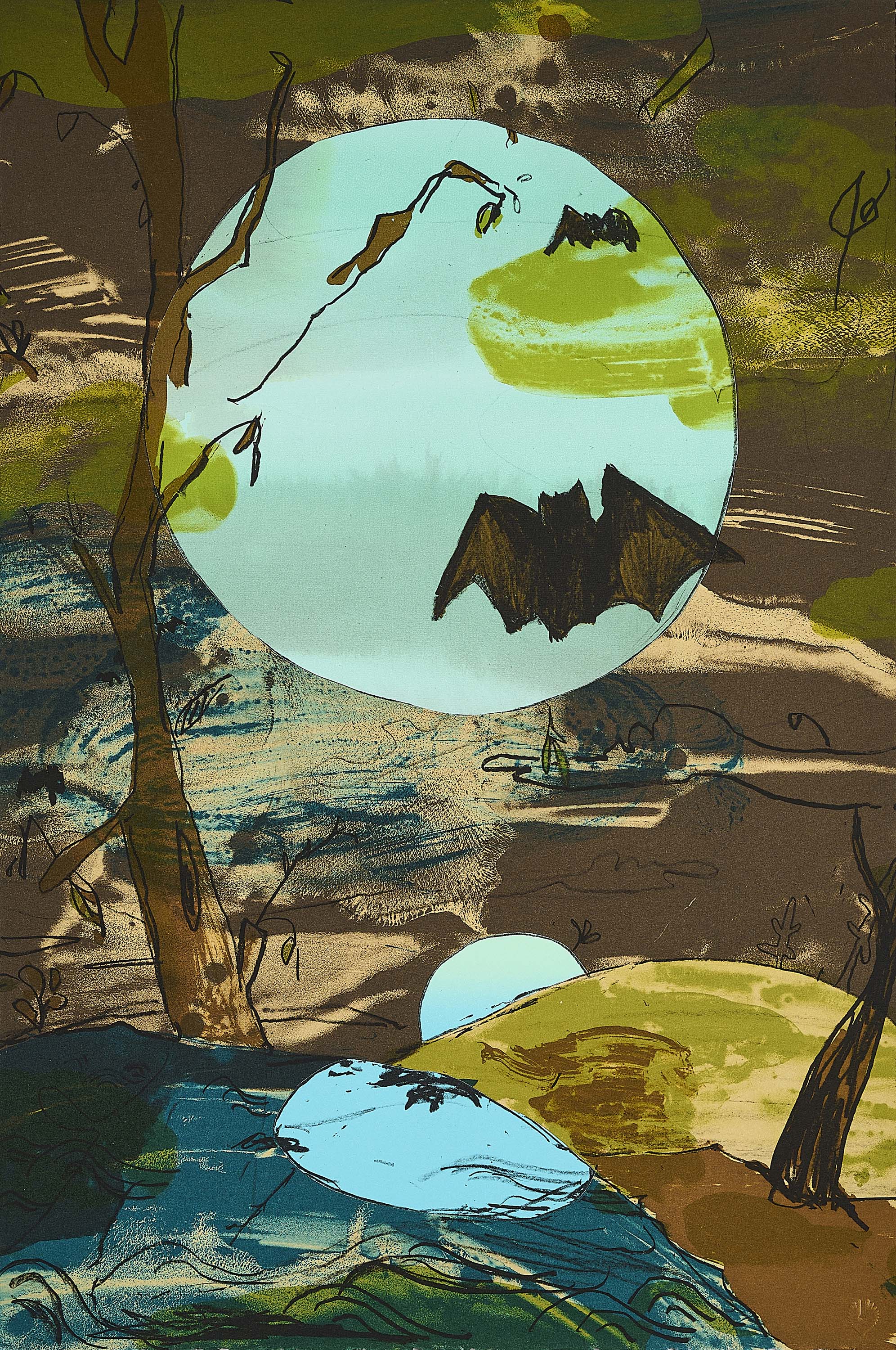 Laura Owens - Ohne Titel fuer Parkett 65, 77046-140, Van Ham Kunstauktionen