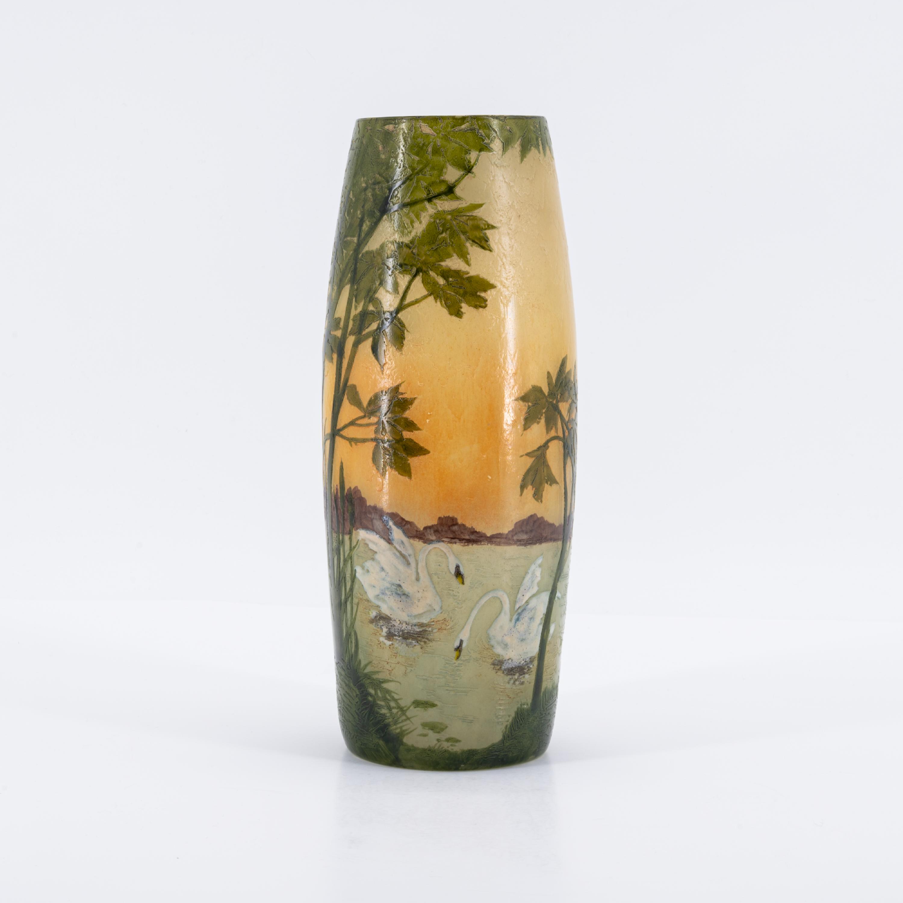 Legras  Cie - Vase mit Schwaenen und See, 76257-32, Van Ham Kunstauktionen