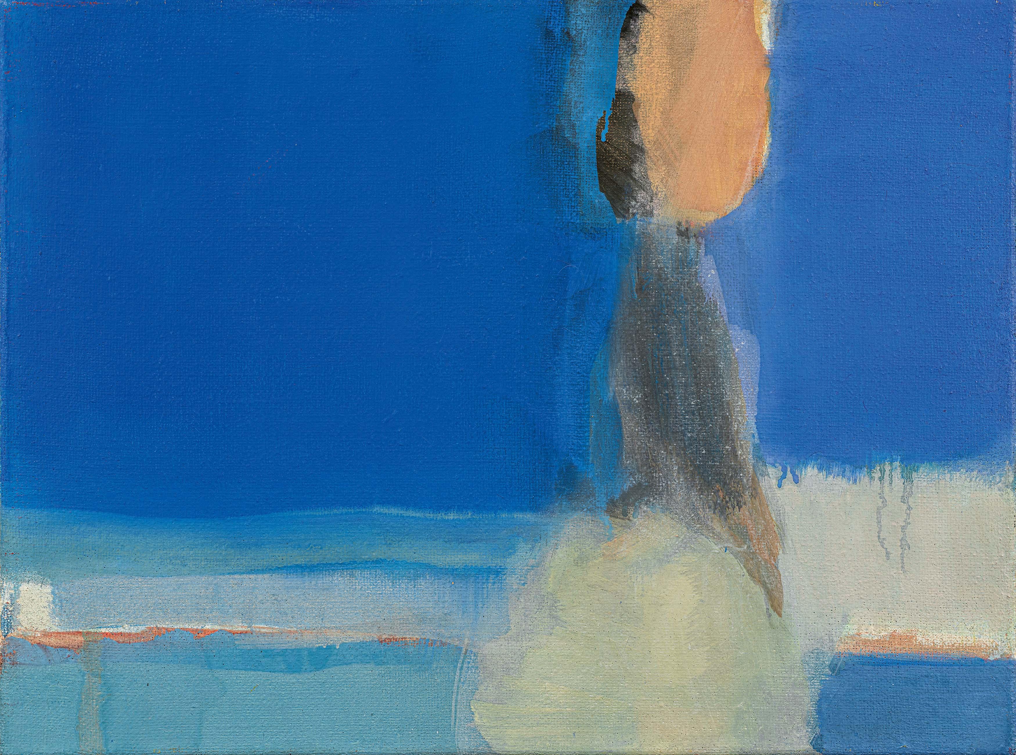 Leiko Ikemura - Seitlich Stehende in Blau, 75184-26, Van Ham Kunstauktionen