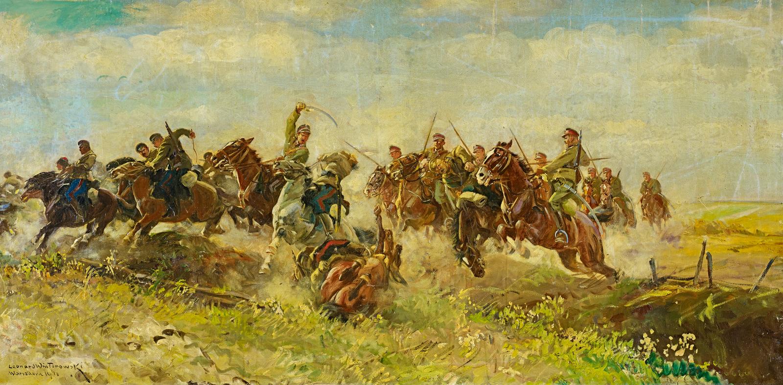 Leonard Winterowski - Reiterschlacht, 60129-1, Van Ham Kunstauktionen