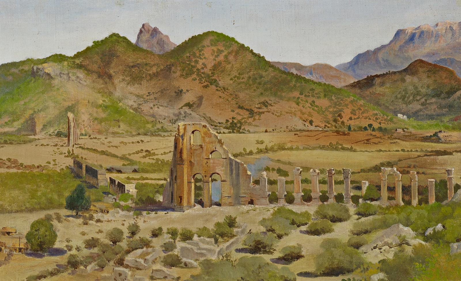 Leopold Bara - Ruinental bei Aspendos in Kleinasien, 60199-6, Van Ham Kunstauktionen