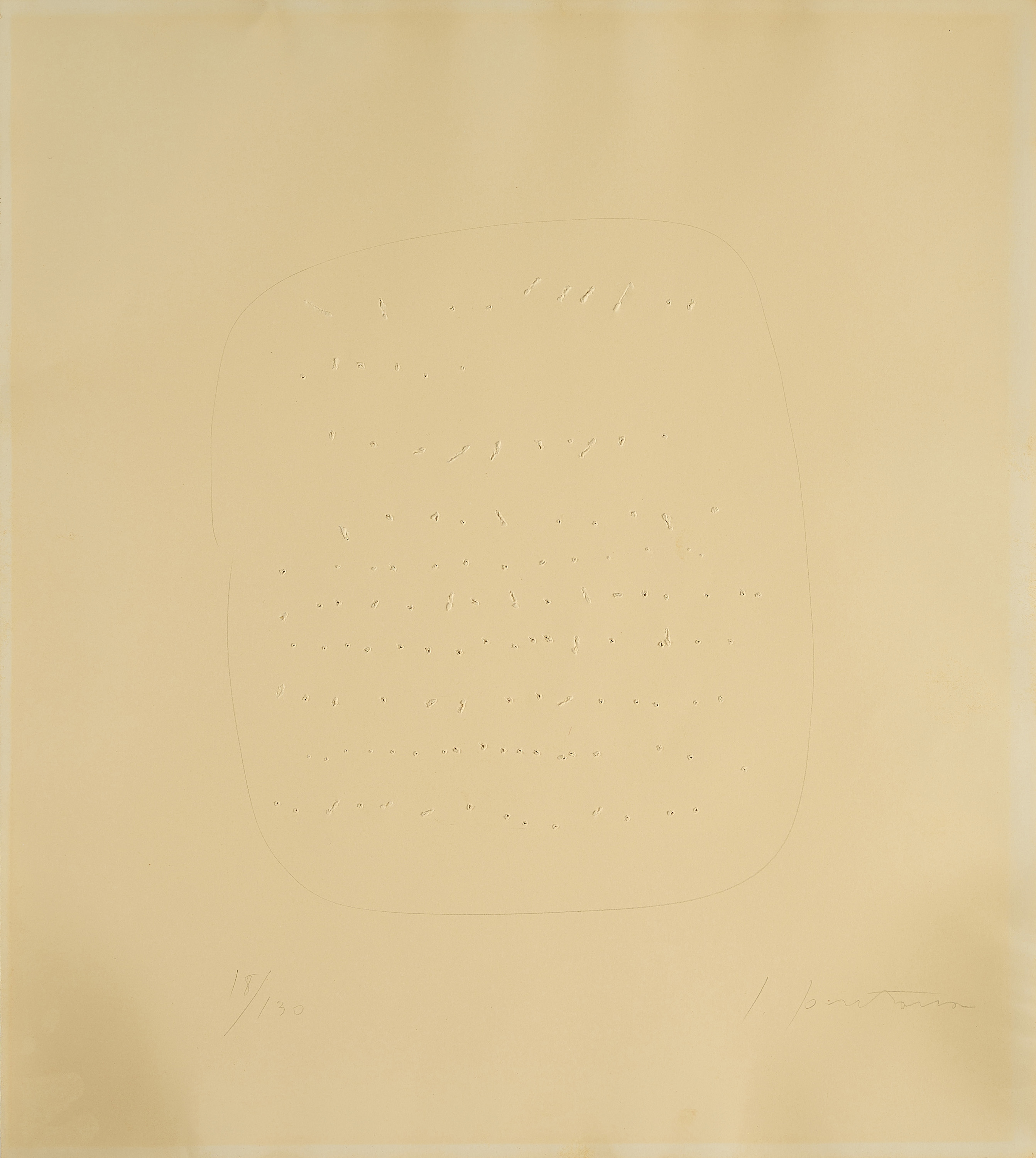 Lucio Fontana - Aus Original I Hofhaus-Mappe, 77478-4, Van Ham Kunstauktionen