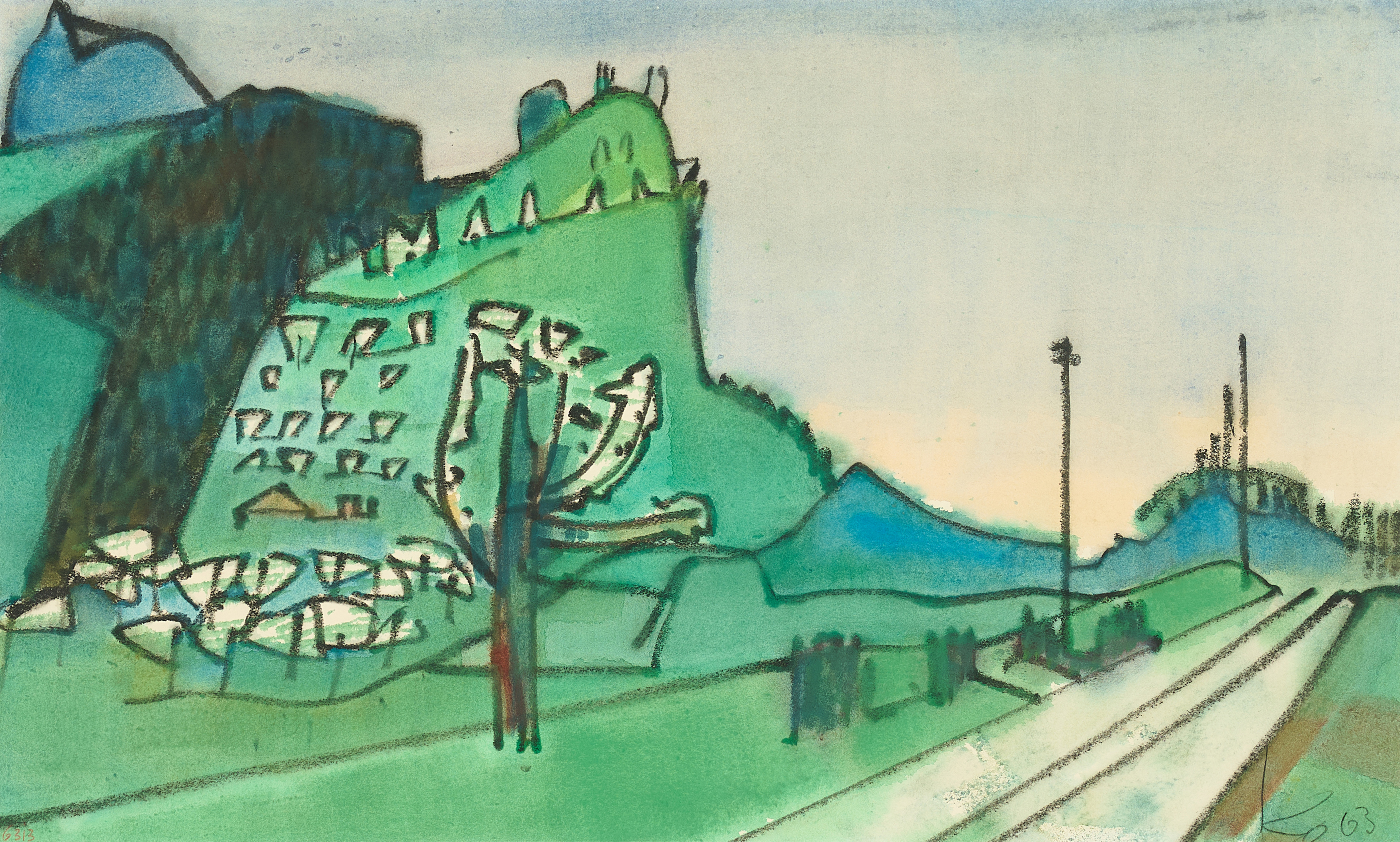 Ludwig Peter Kowalski - Ohne Titel Bergstrasse, 80374-280, Van Ham Kunstauktionen