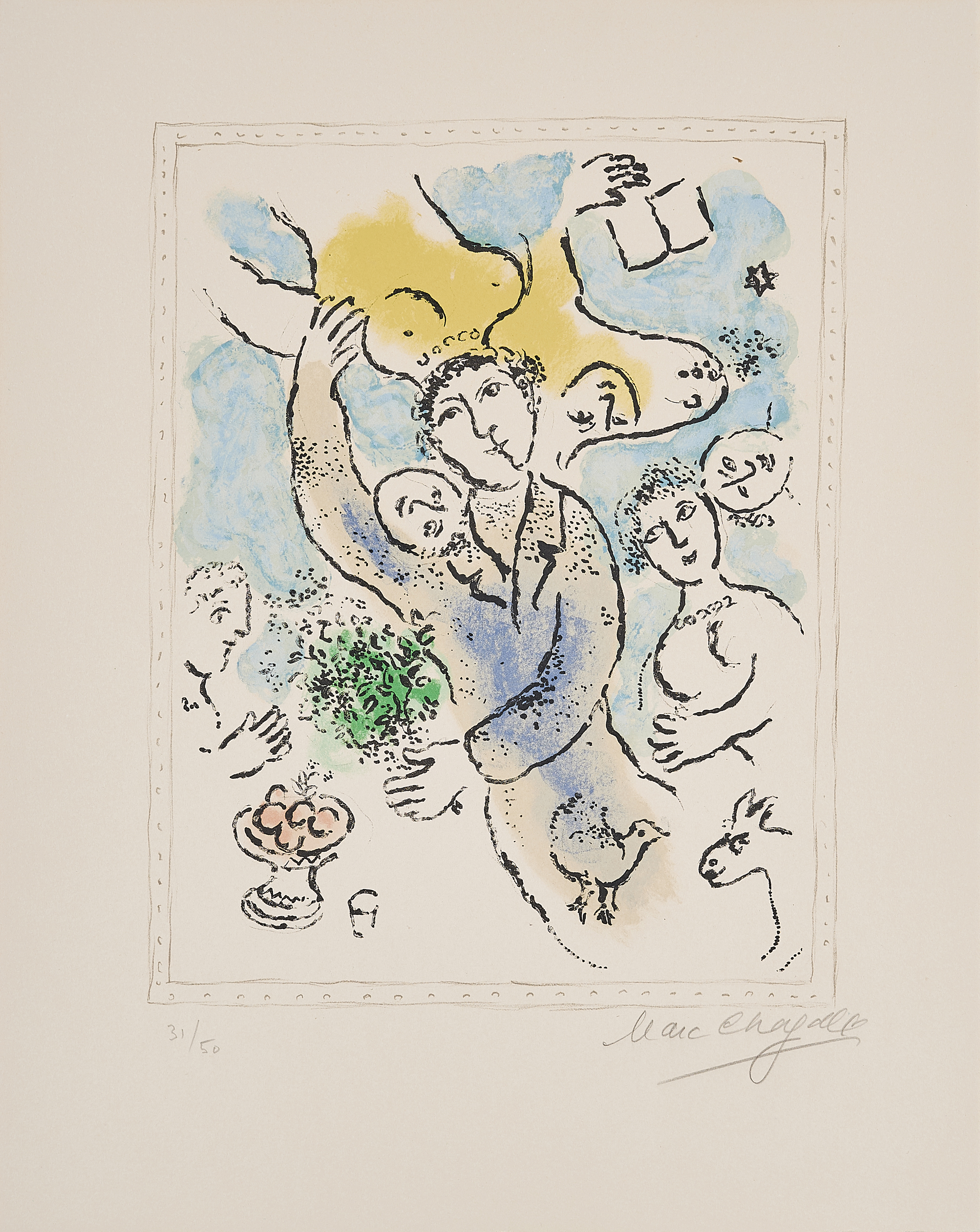 Marc Chagall - Lartiste I, 73123-1, Van Ham Kunstauktionen