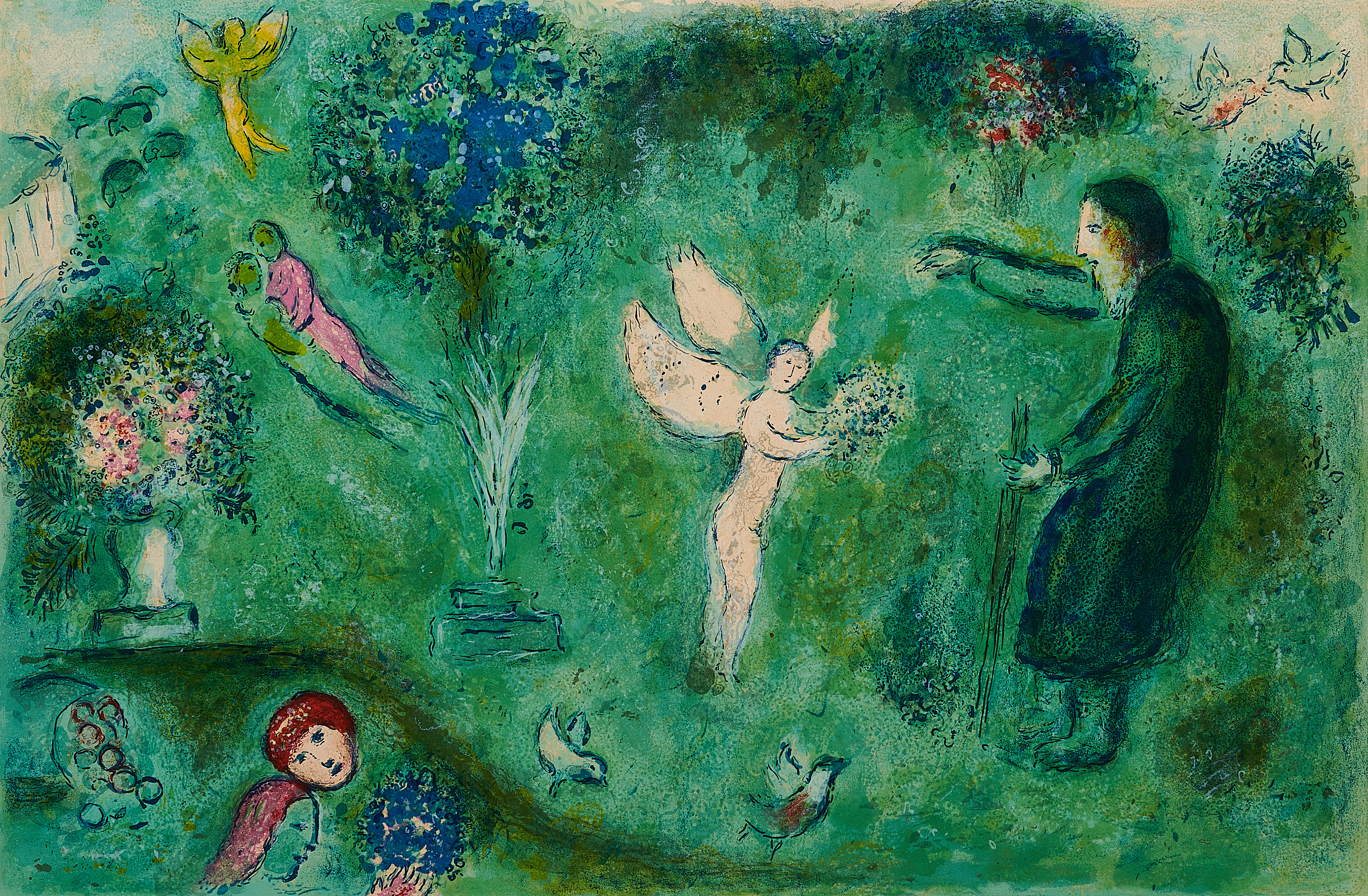 Marc Chagall - Le Verger de Philetas Aus Daphnis et Chloe, 69677-15, Van Ham Kunstauktionen