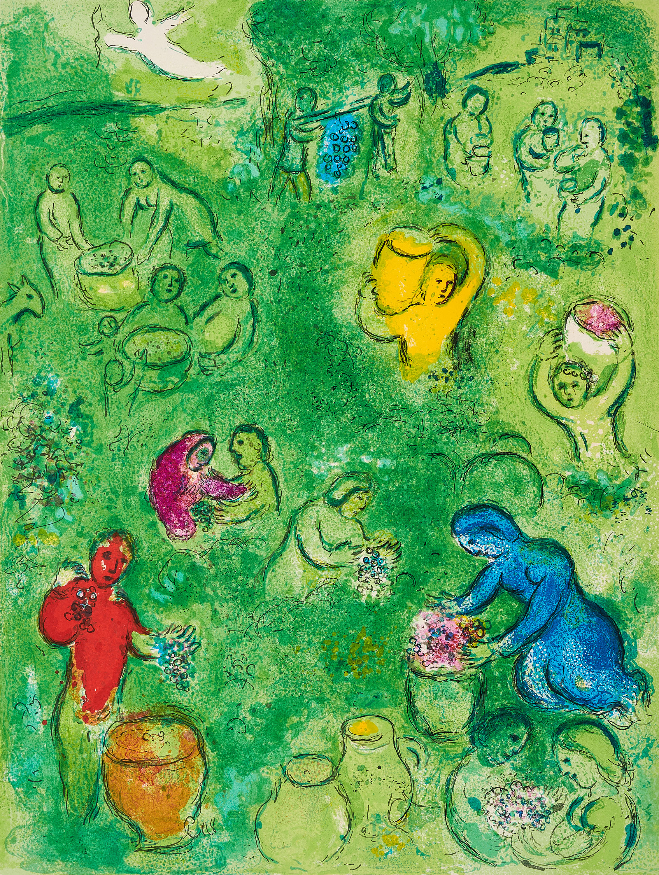 Marc Chagall - Les Vendanges Aus Daphnis et Chloe, 69677-13, Van Ham Kunstauktionen