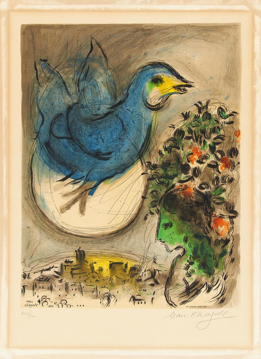 Marc Chagall - Der blaue Vogel, 58361-7, Van Ham Kunstauktionen