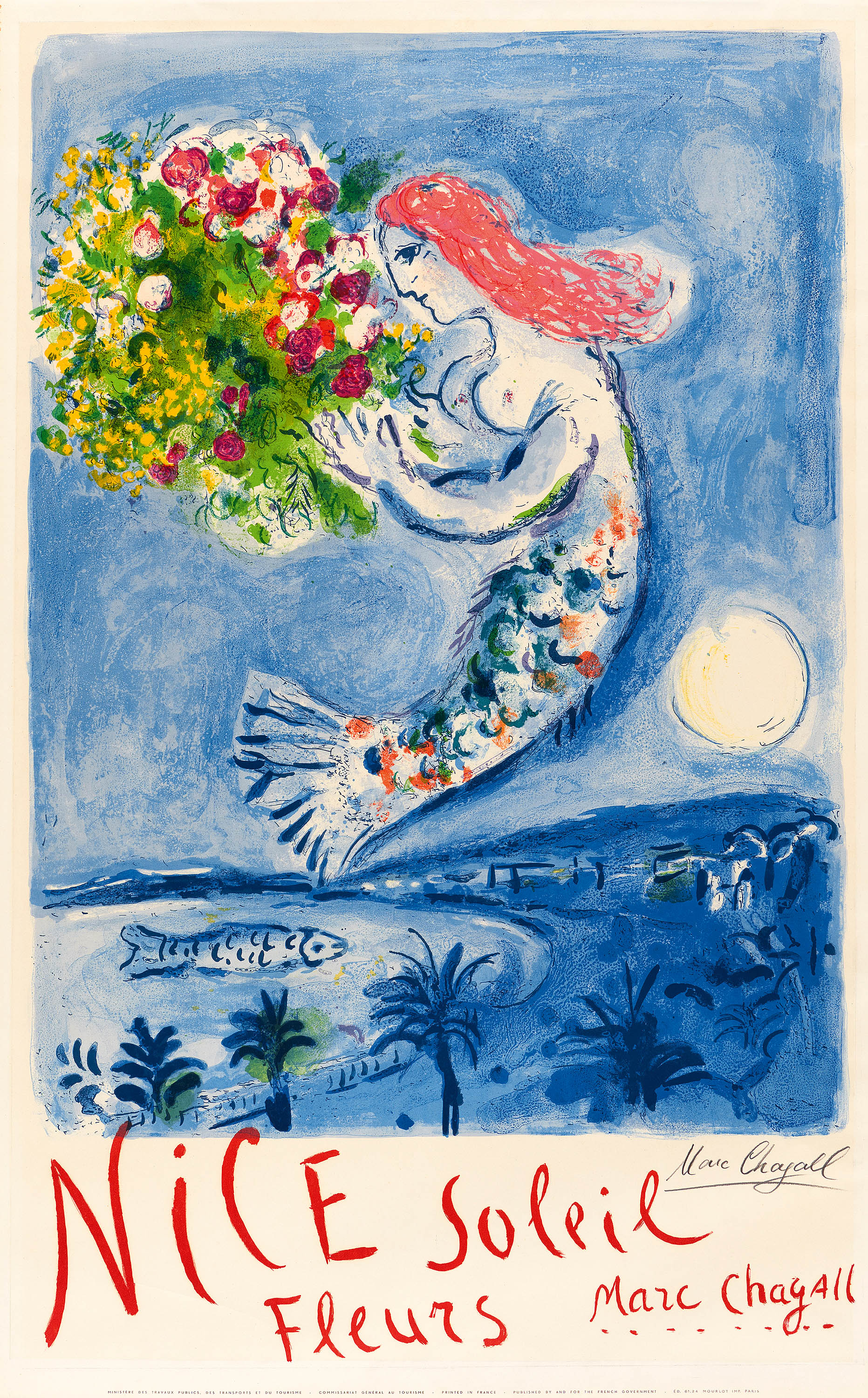 Marc Chagall - Die Engelsbucht Nice soleil fleurs, 68330-5, Van Ham Kunstauktionen