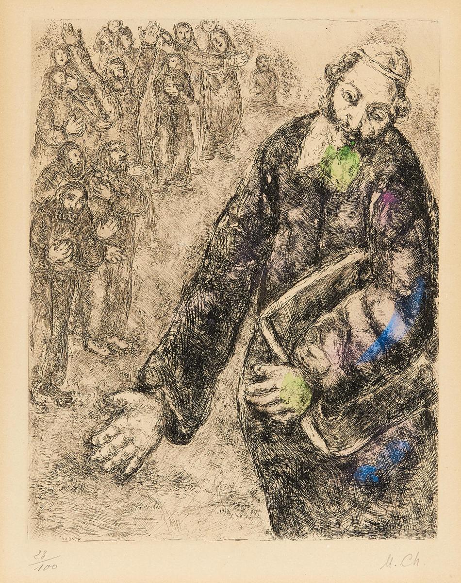 Marc Chagall - Josue lit les paroles de la loi, 59505-3, Van Ham Kunstauktionen