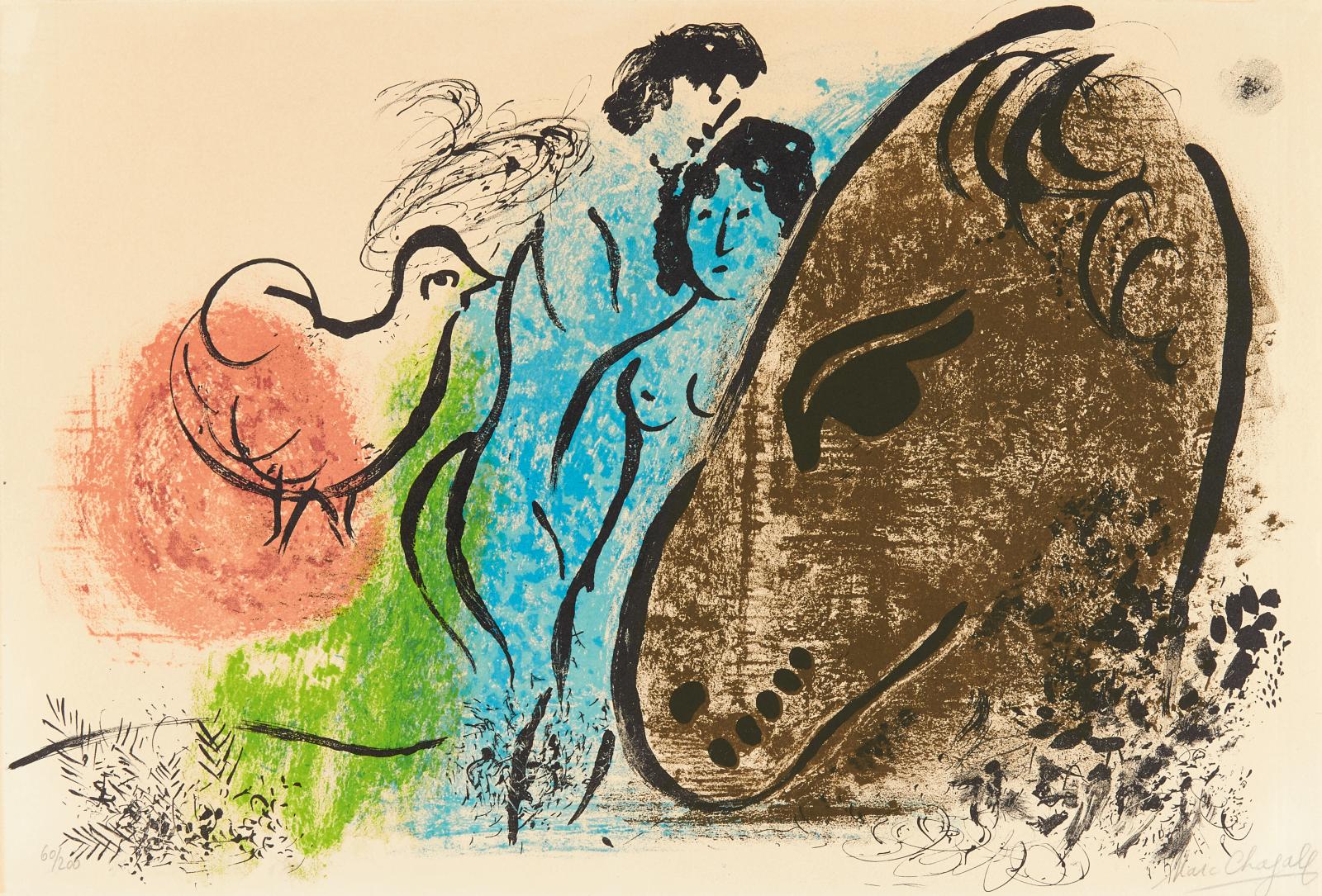 Marc Chagall - Le cheval brun, 60087-2, Van Ham Kunstauktionen