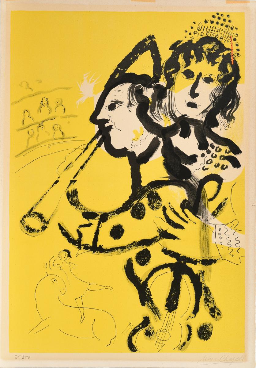 Marc Chagall - Musizierender Clown, 62917-1, Van Ham Kunstauktionen
