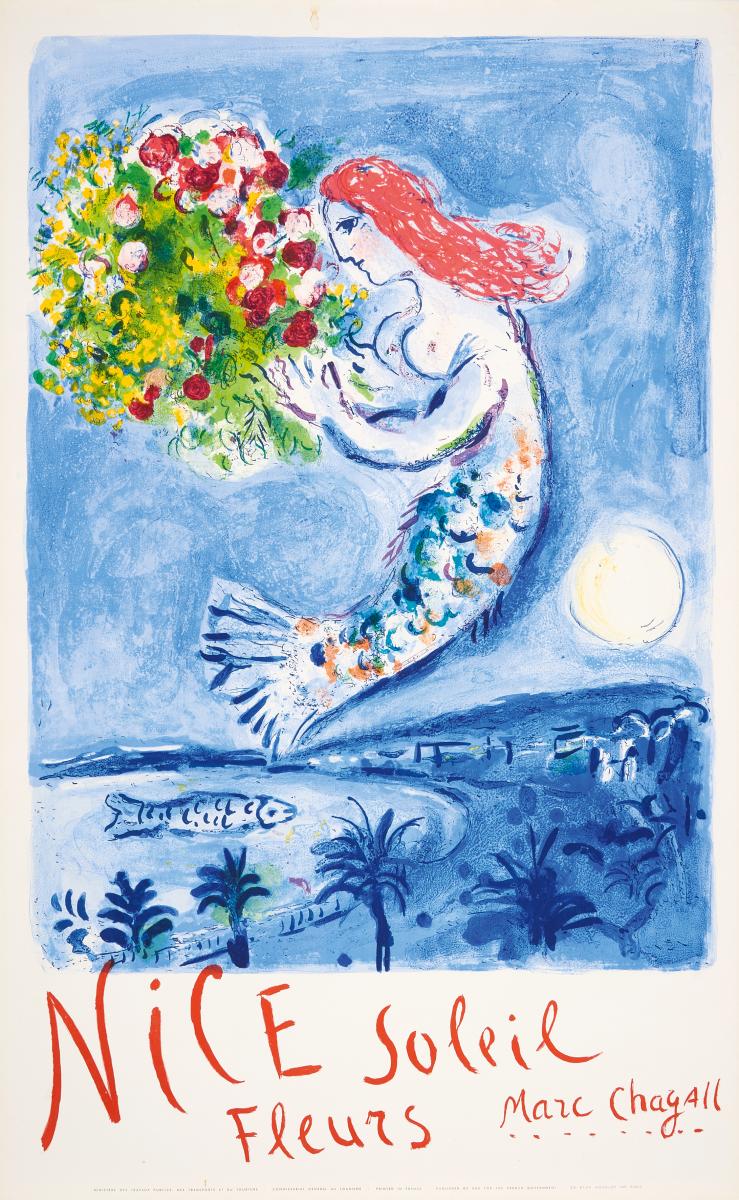 Marc Chagall - Nice Soleil Fleurs Die Engelsbucht, 57647-5, Van Ham Kunstauktionen
